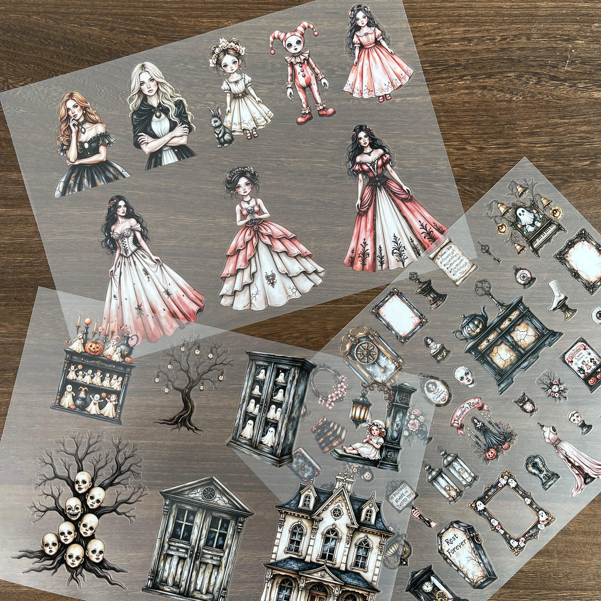 A4 Ghost Doll sticker – view 5