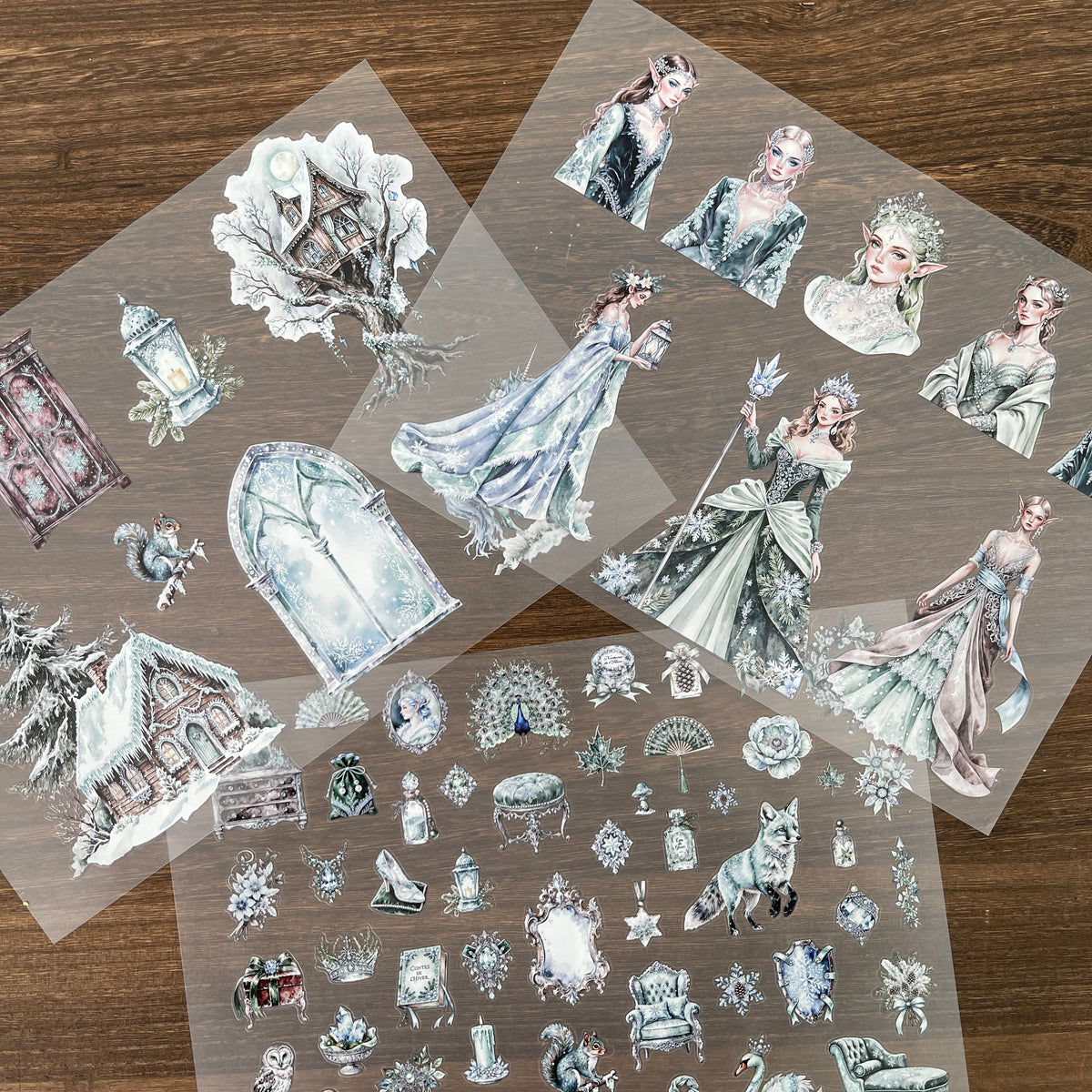 A4 Winter Elf sticker – view 5