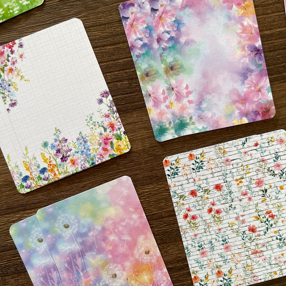 Spring Background ATC card details