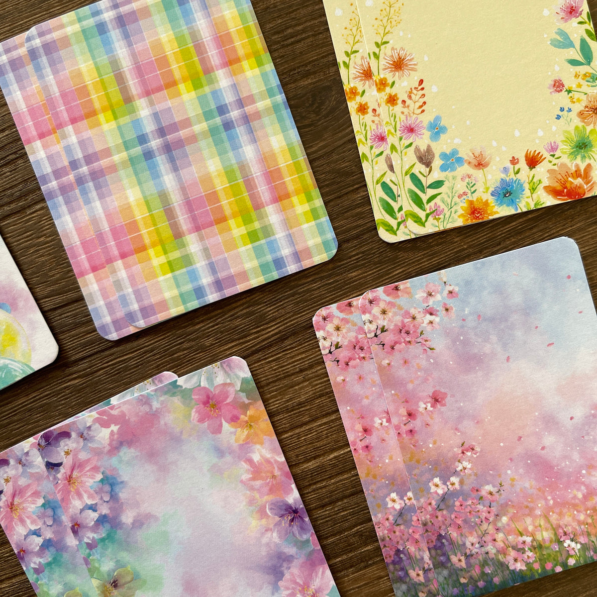 Spring Background ATC cards – view 4