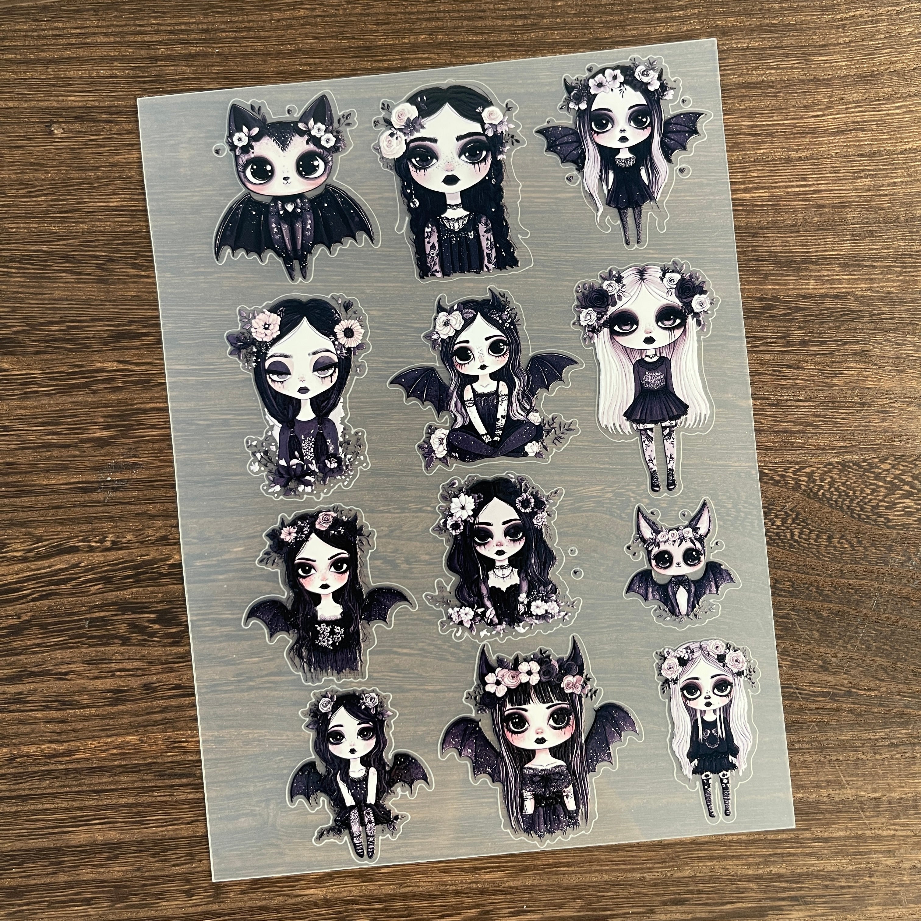 3D Batgirl PET Sticker 1 Pcs