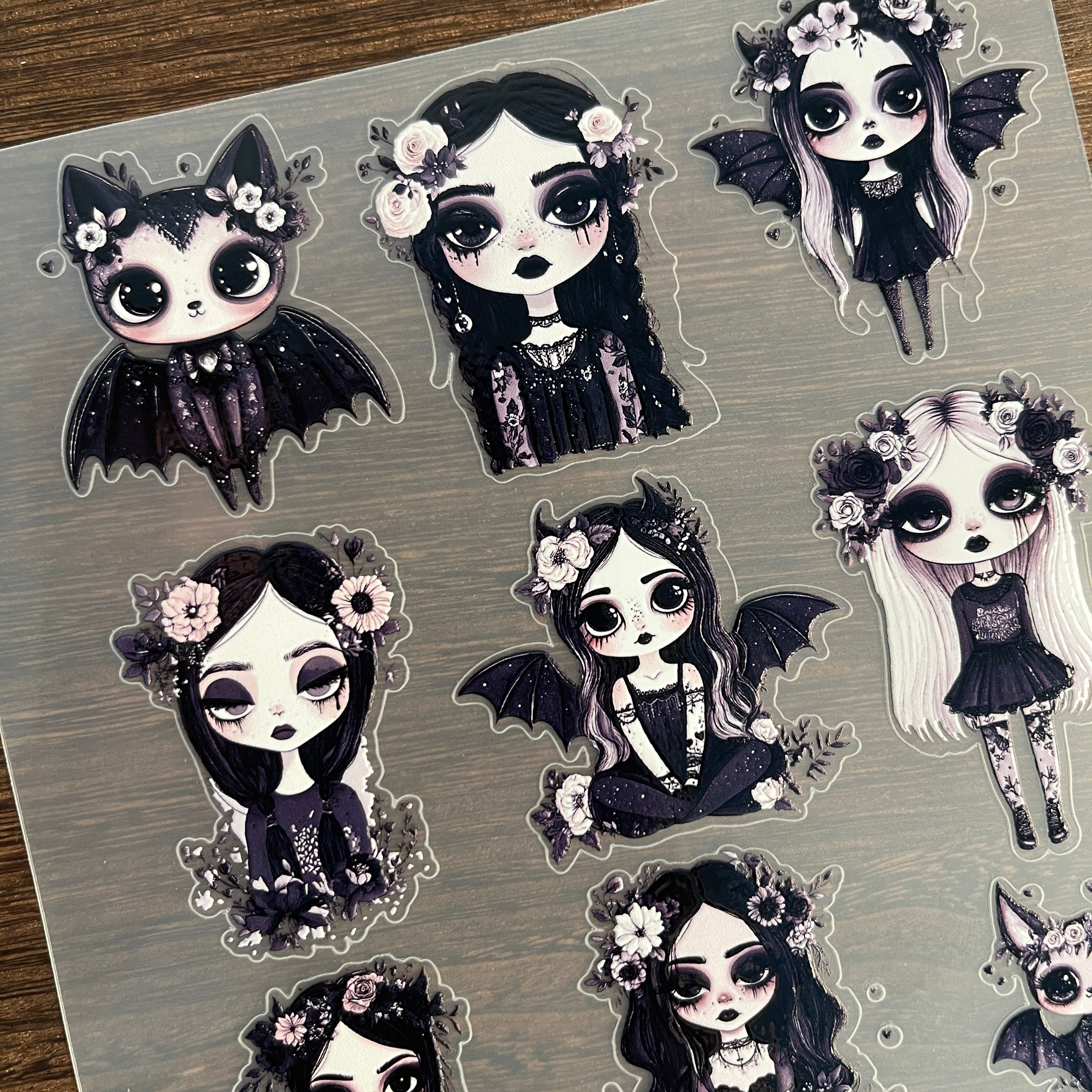 3D Batgirl PET Sticker 1 Pcs