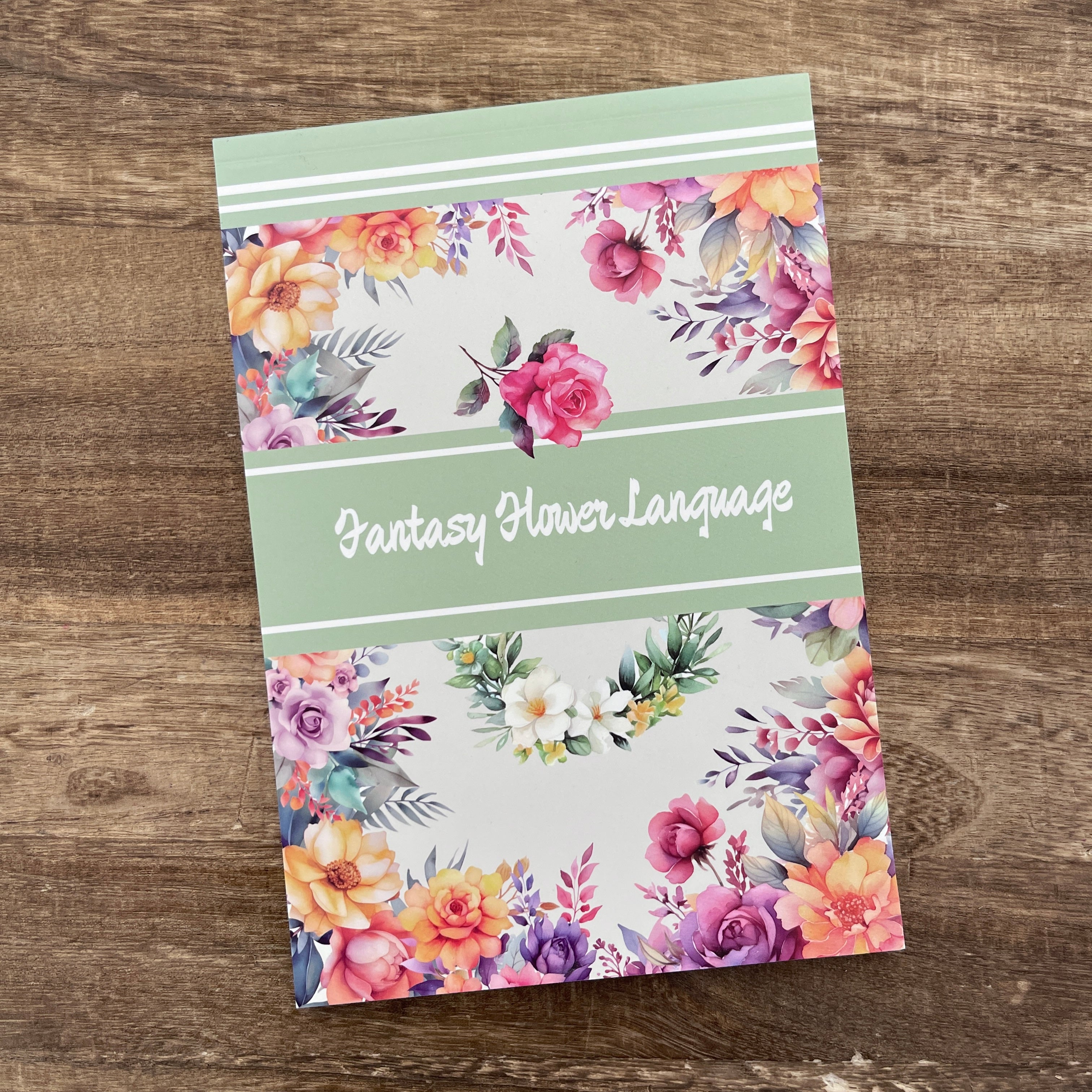 Fantasy Flower Language Sticker Book -20Pcs each pack