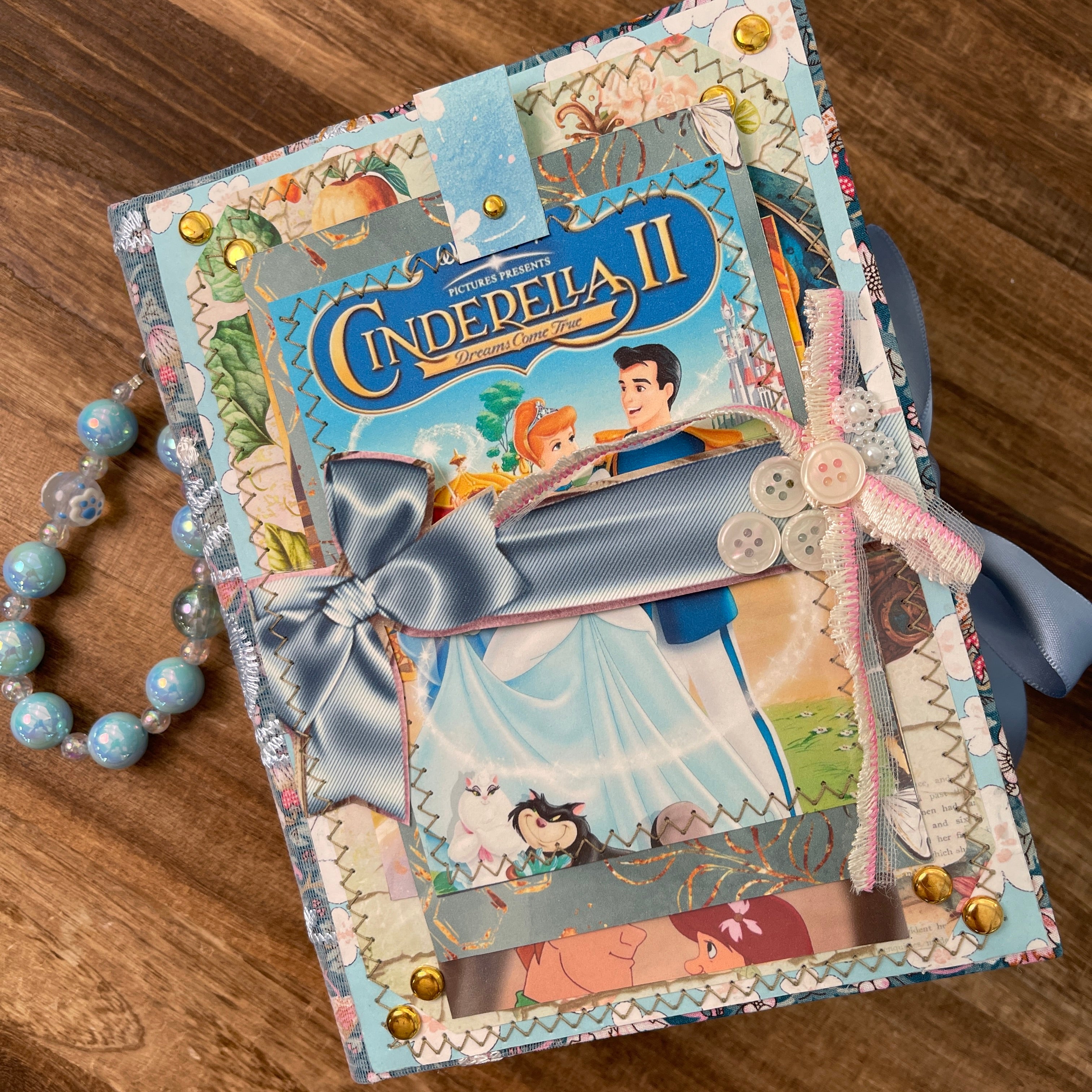Cinderella handmade journal