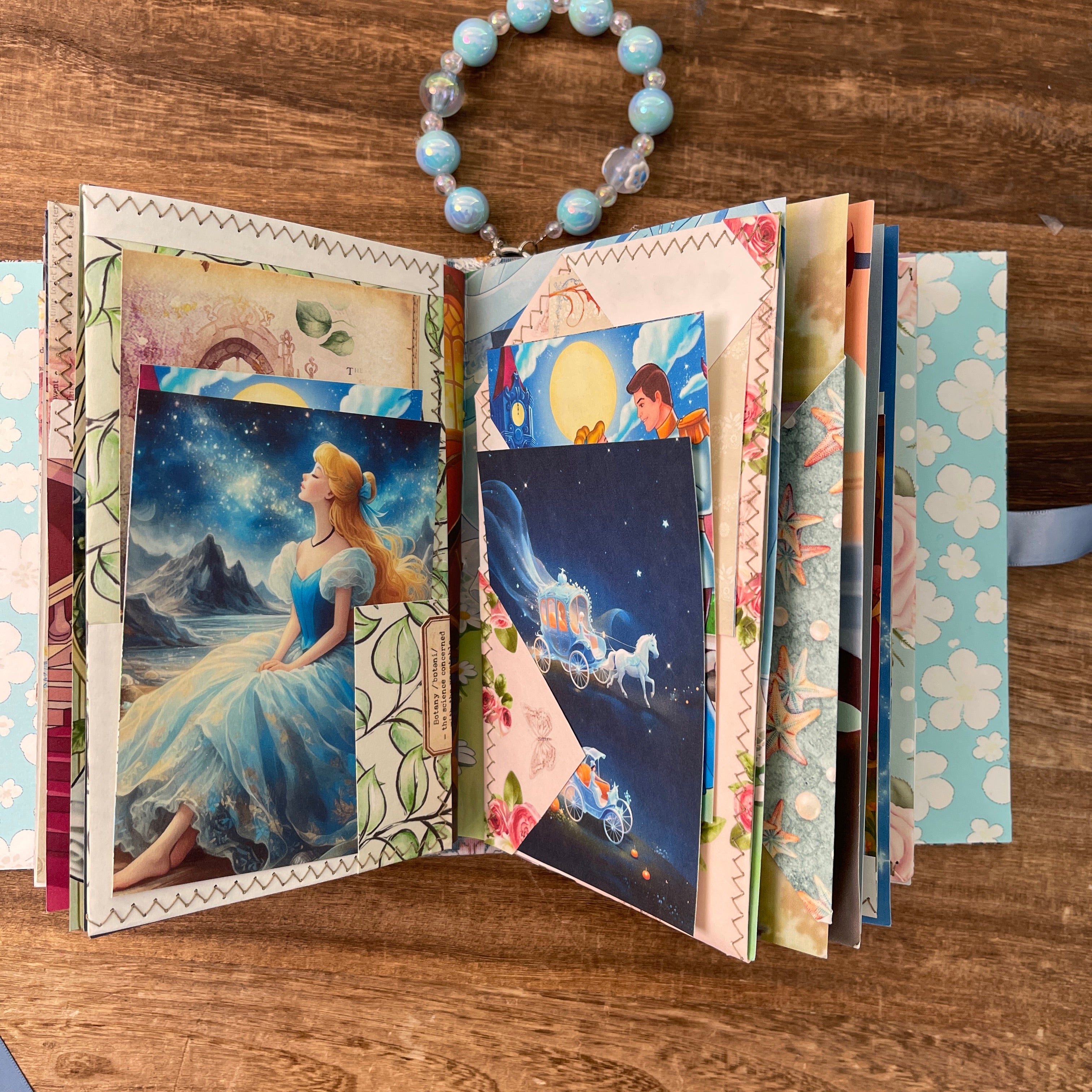 Cinderella handmade journal