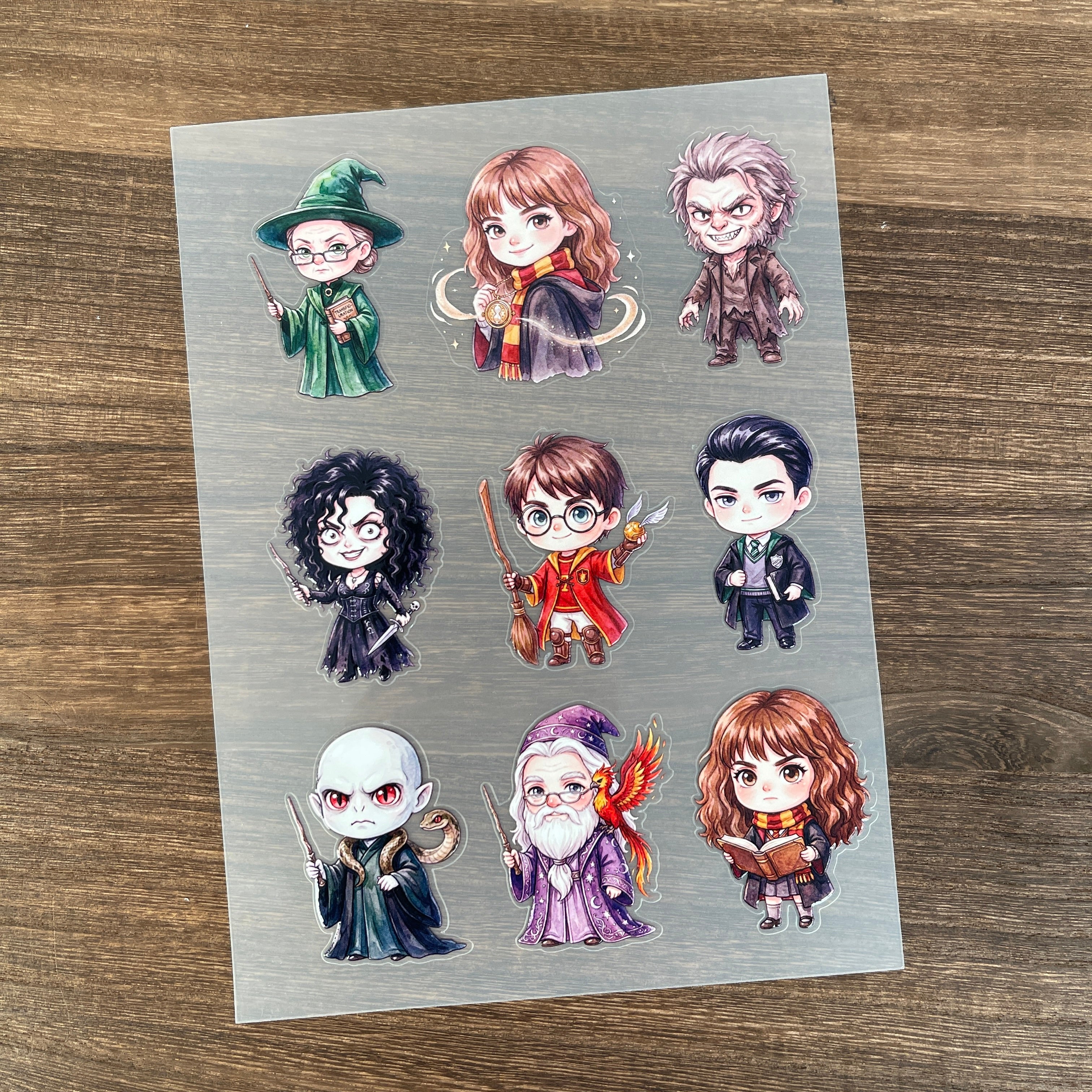 3D HP Characters PET Sticker 1 Pcs