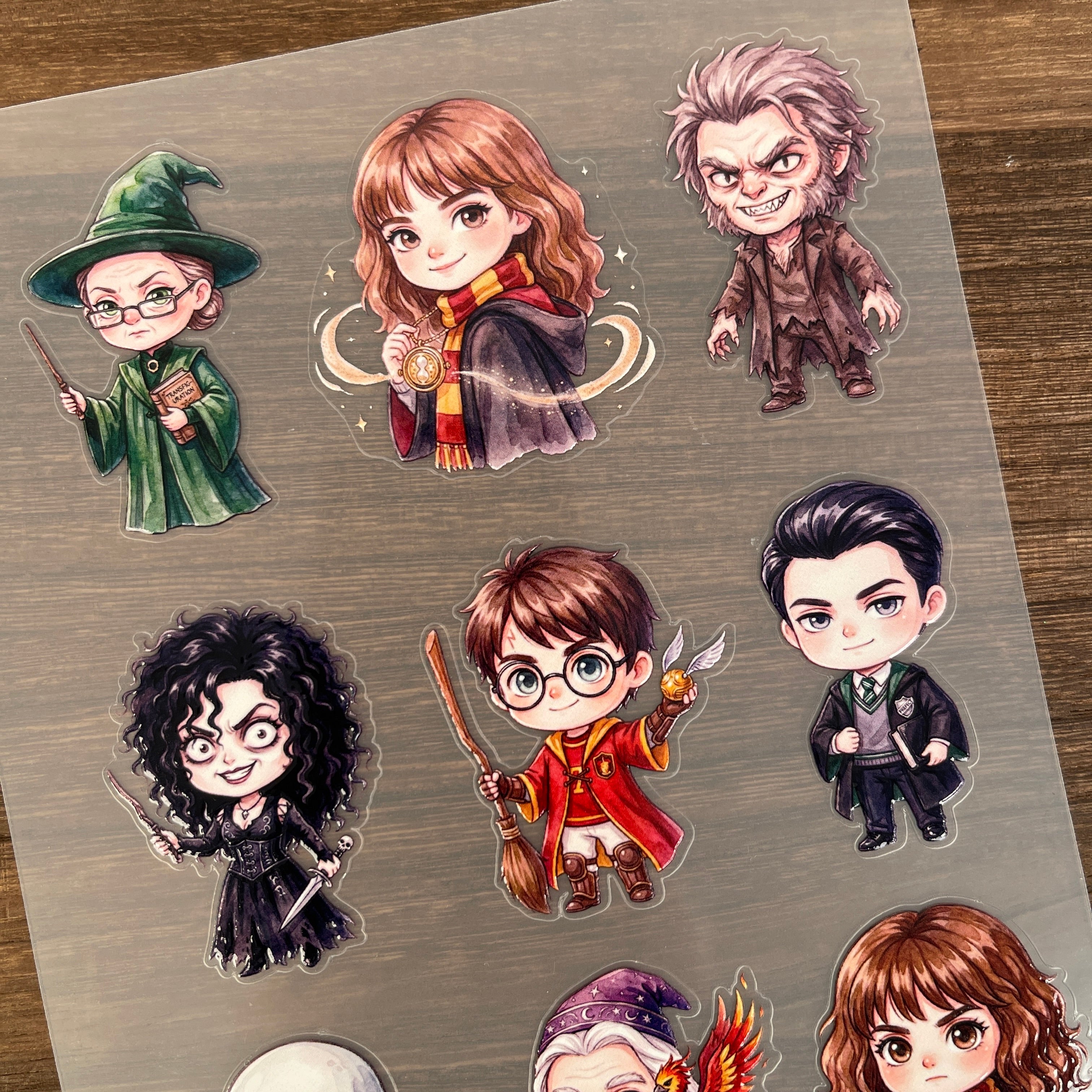 3D HP Characters PET Sticker 1 Pcs