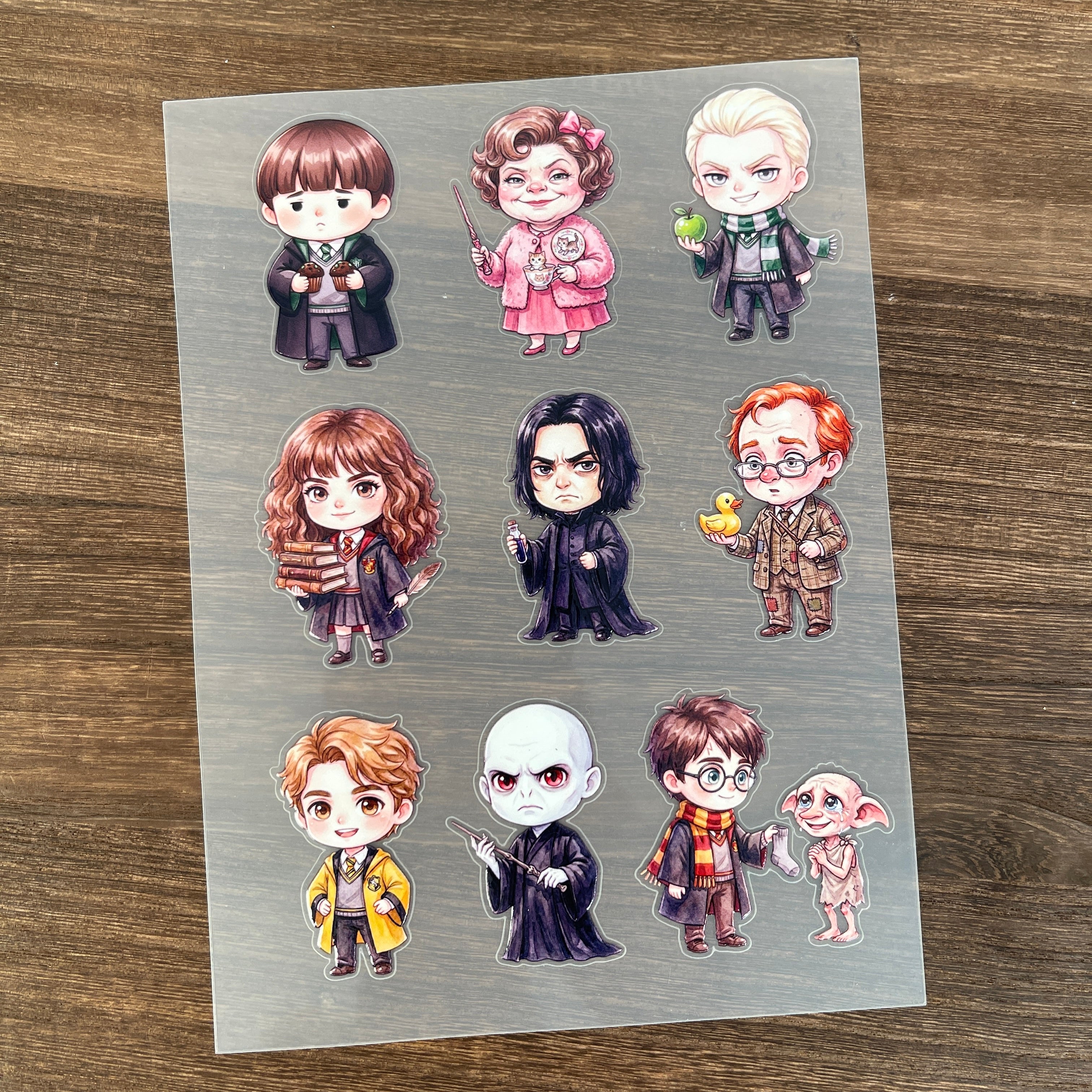 3D HP Characters PET Sticker 1 Pcs