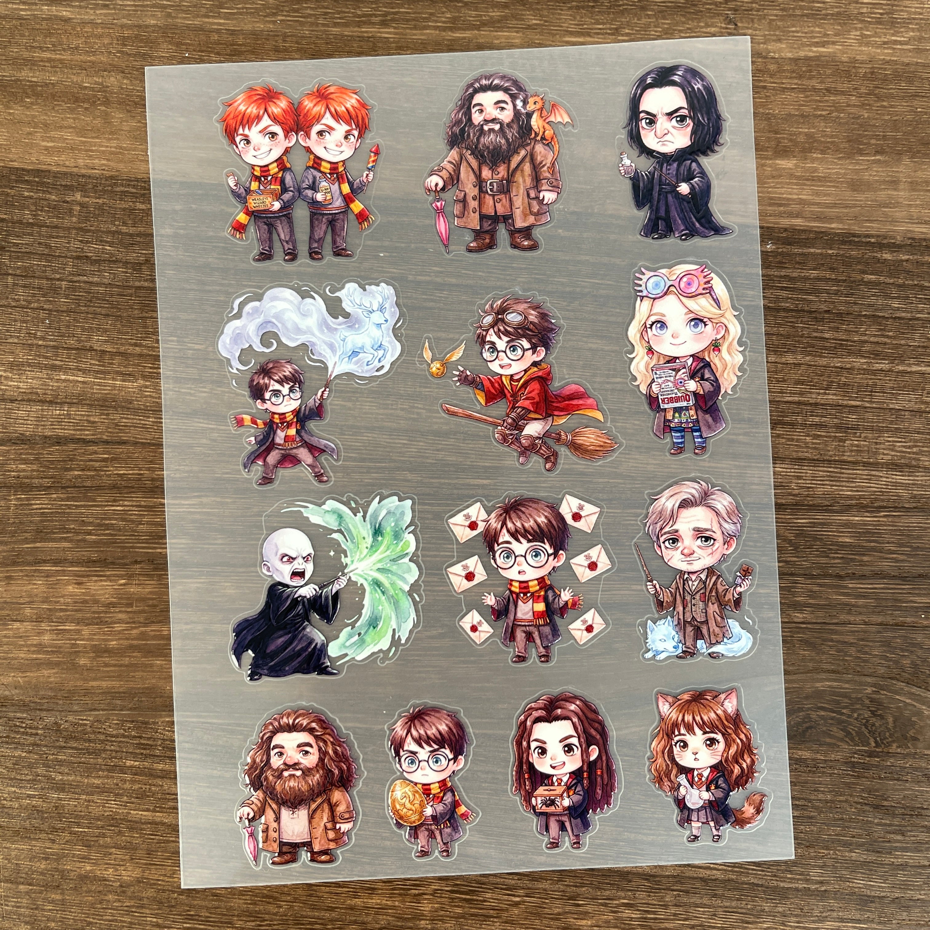 3D HP Characters PET Sticker 1 Pcs