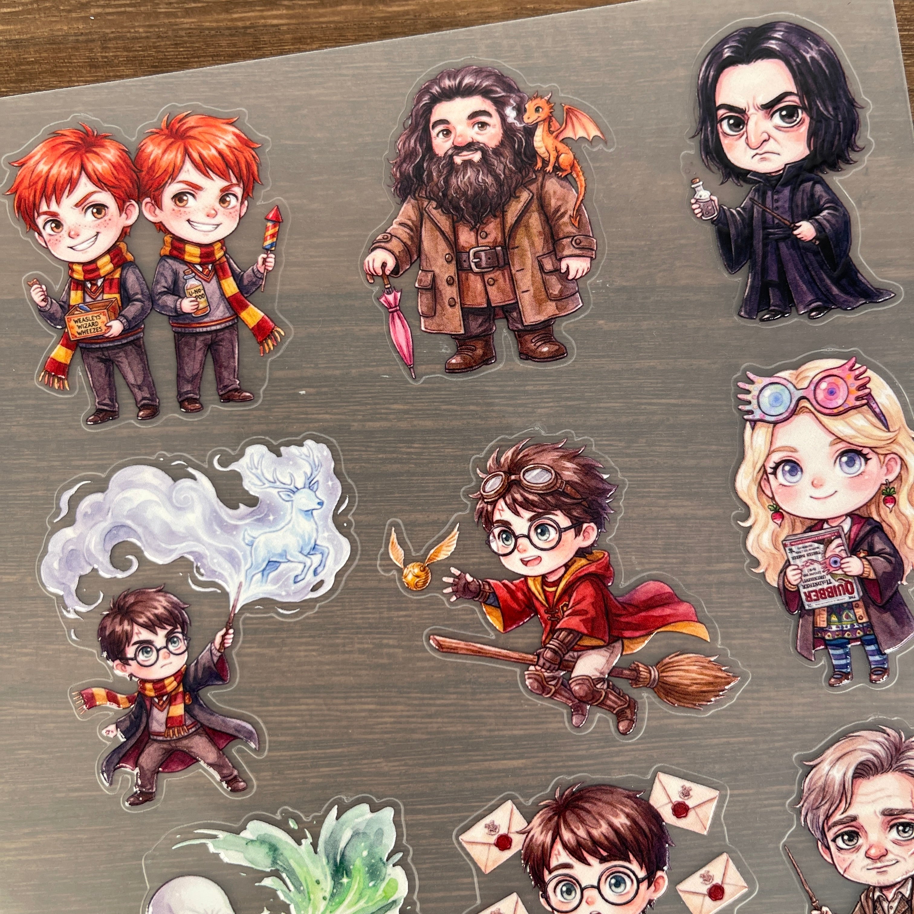 3D HP Characters PET Sticker 1 Pcs