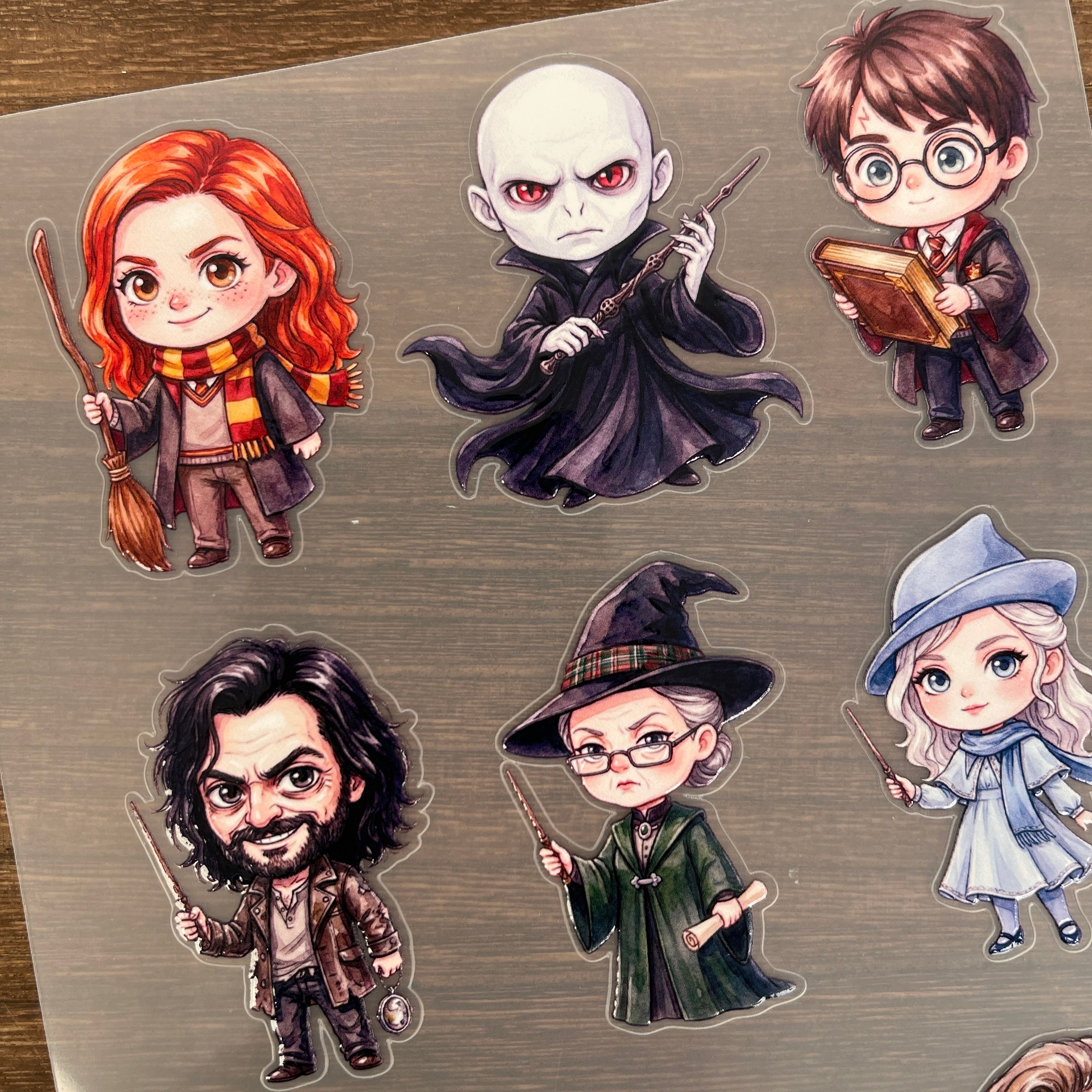 3D HP Characters PET Sticker 1 Pcs