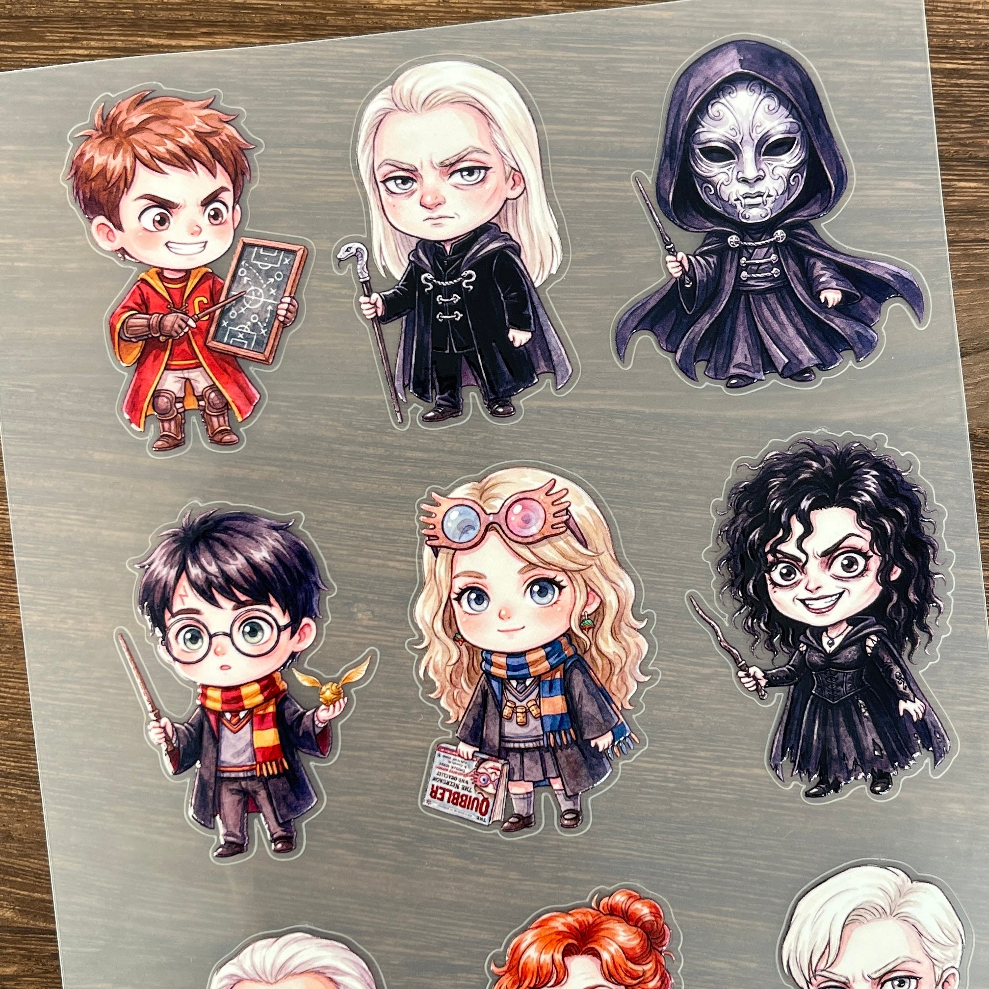 3D HP Characters PET Sticker 1 Pcs