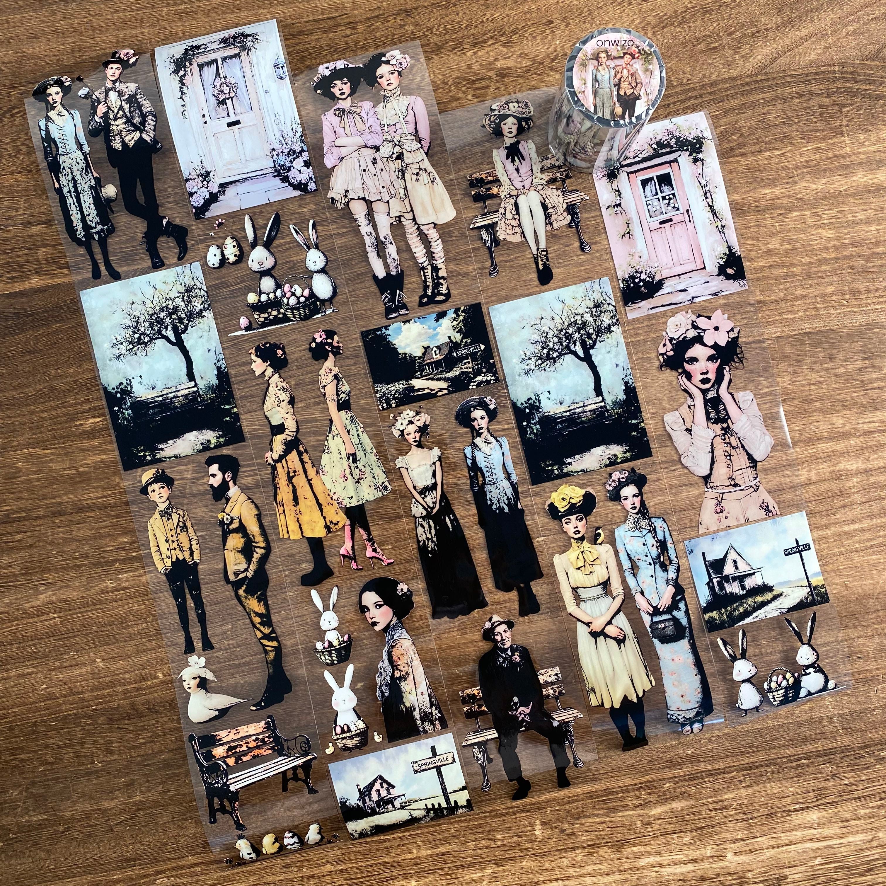 Vintage Character PET Tape 7cm*5m