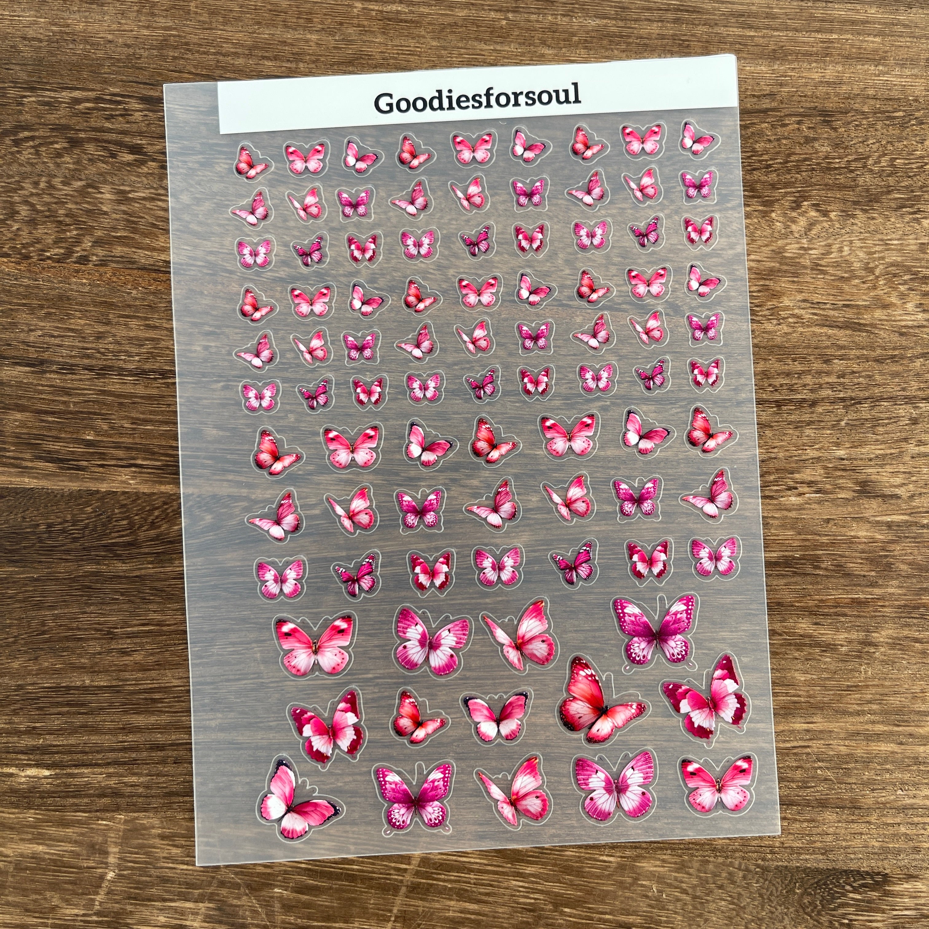 3D Butterfly sticker 15.5*21 Cm -1Pcs each pack