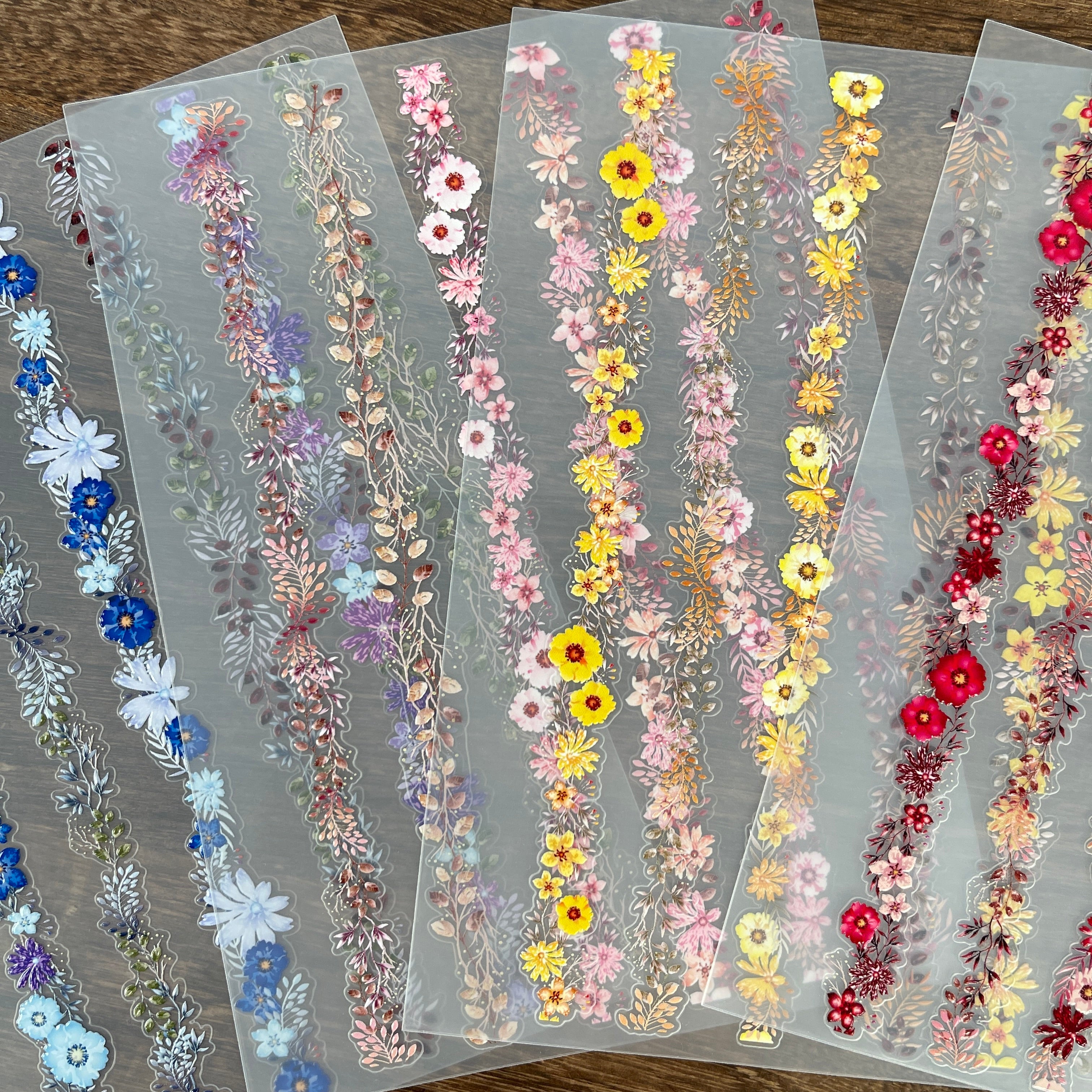 3D Flower border sticker 15.5*21 Cm -1Pcs each pack