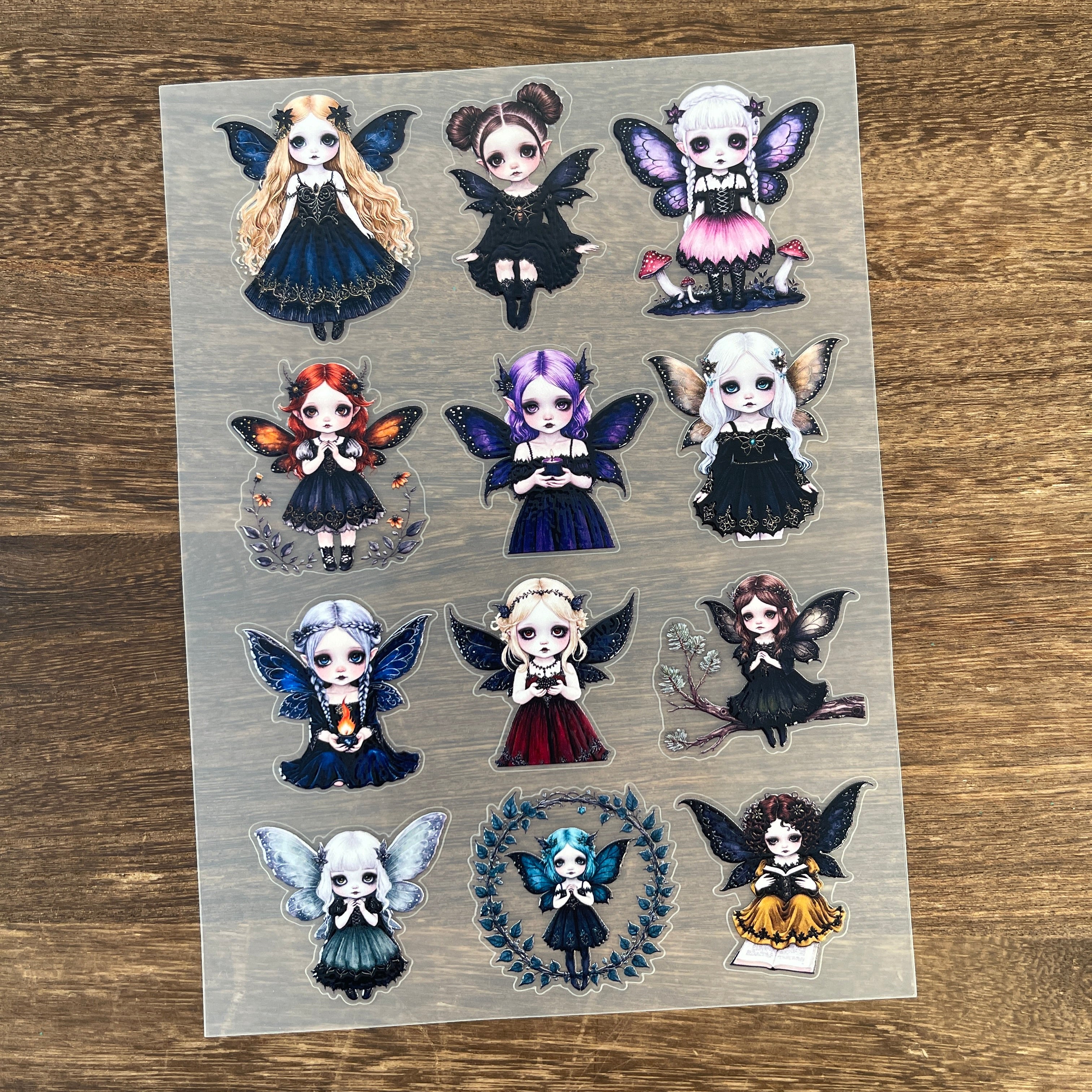 3D The Ghost Fairy PET Sticker 1 Pcs