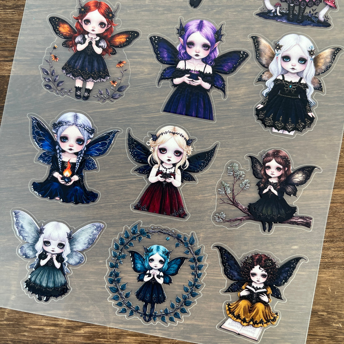 Full the ghost fairy PET sticker sheet