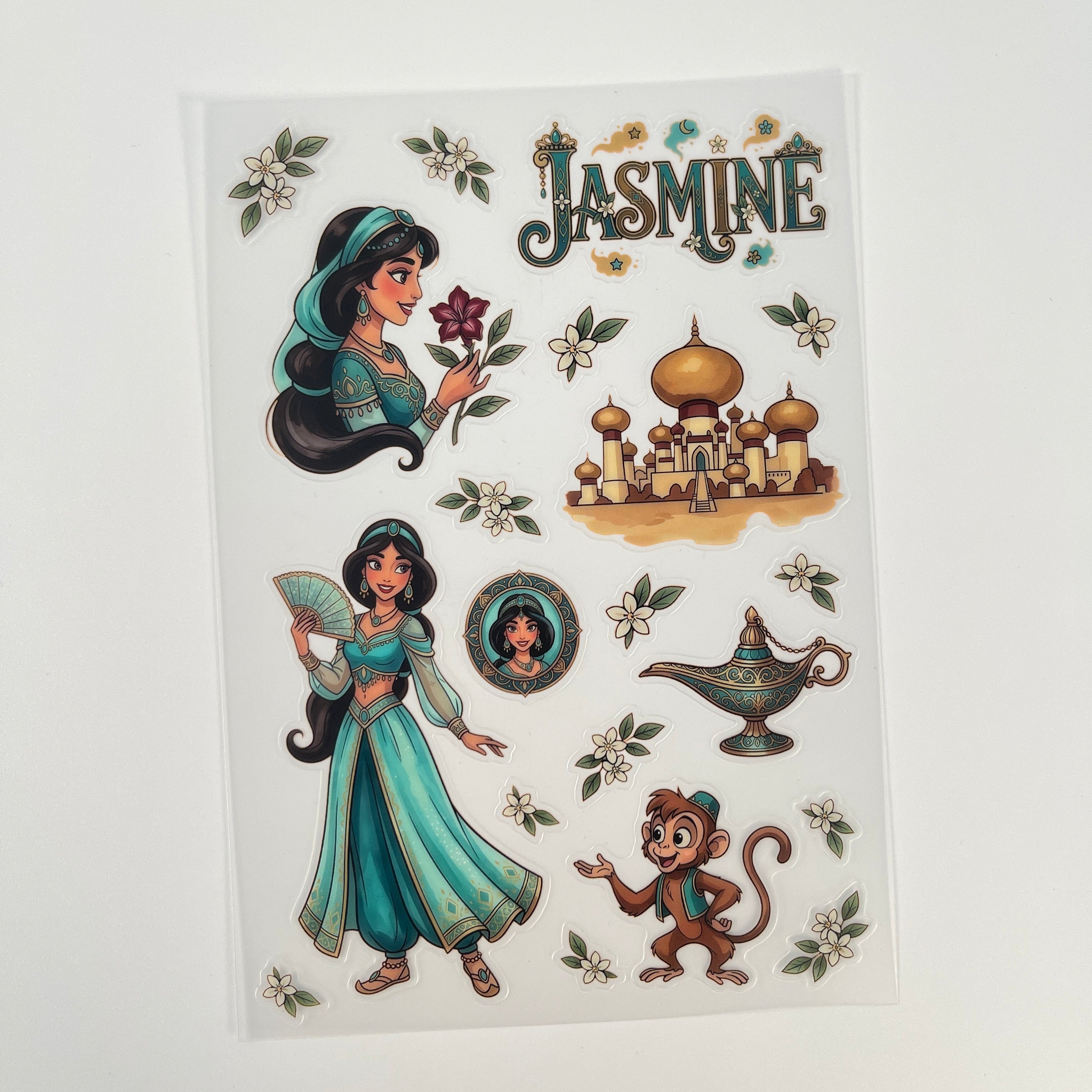 Princess Jasmine PET sticker