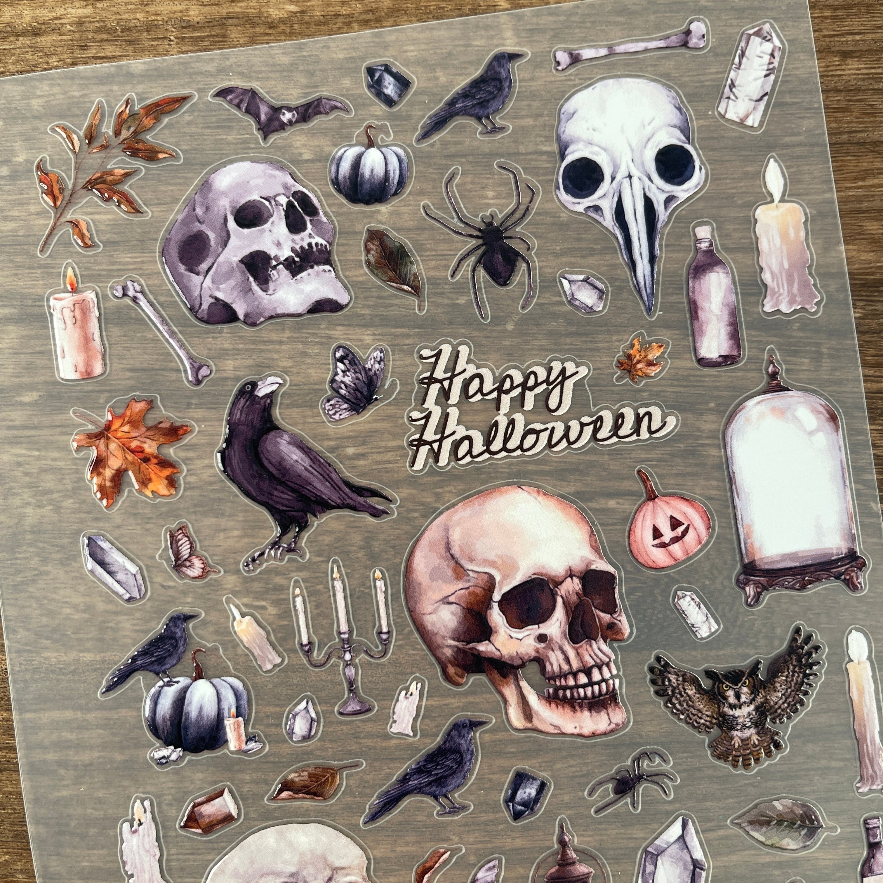 3D Halloween PET Sticker 1 Pcs
