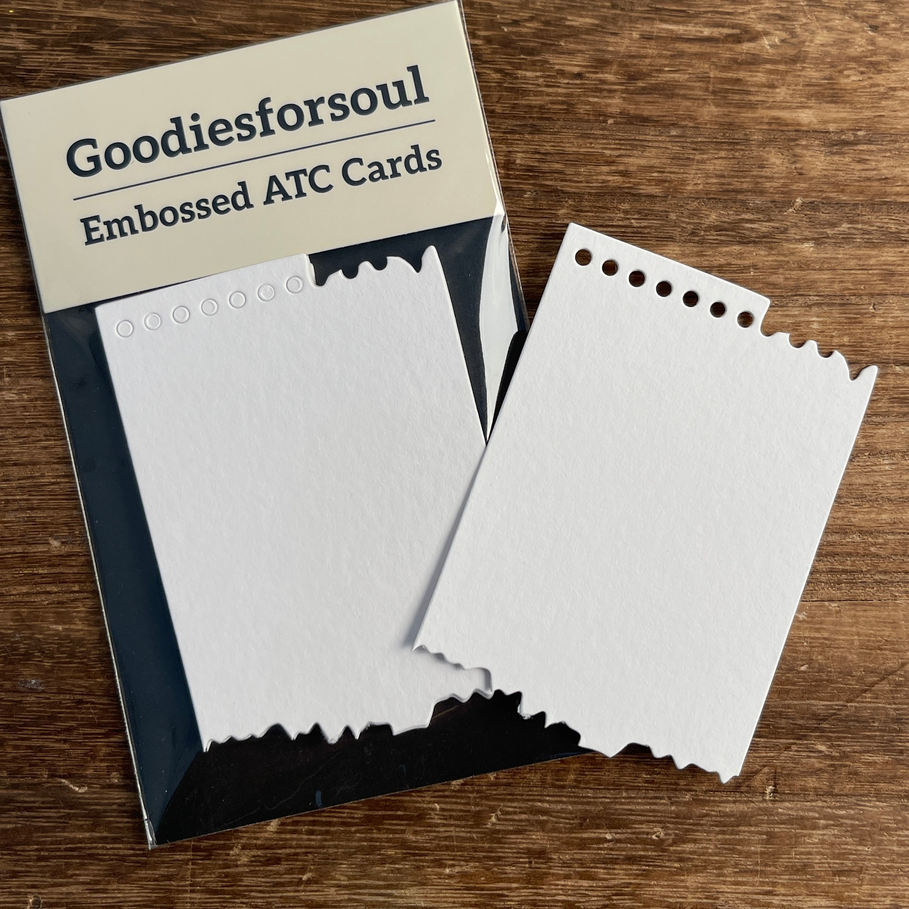 Irregular edges ATC cards 2.5x3.5inch 10 sheets per pack