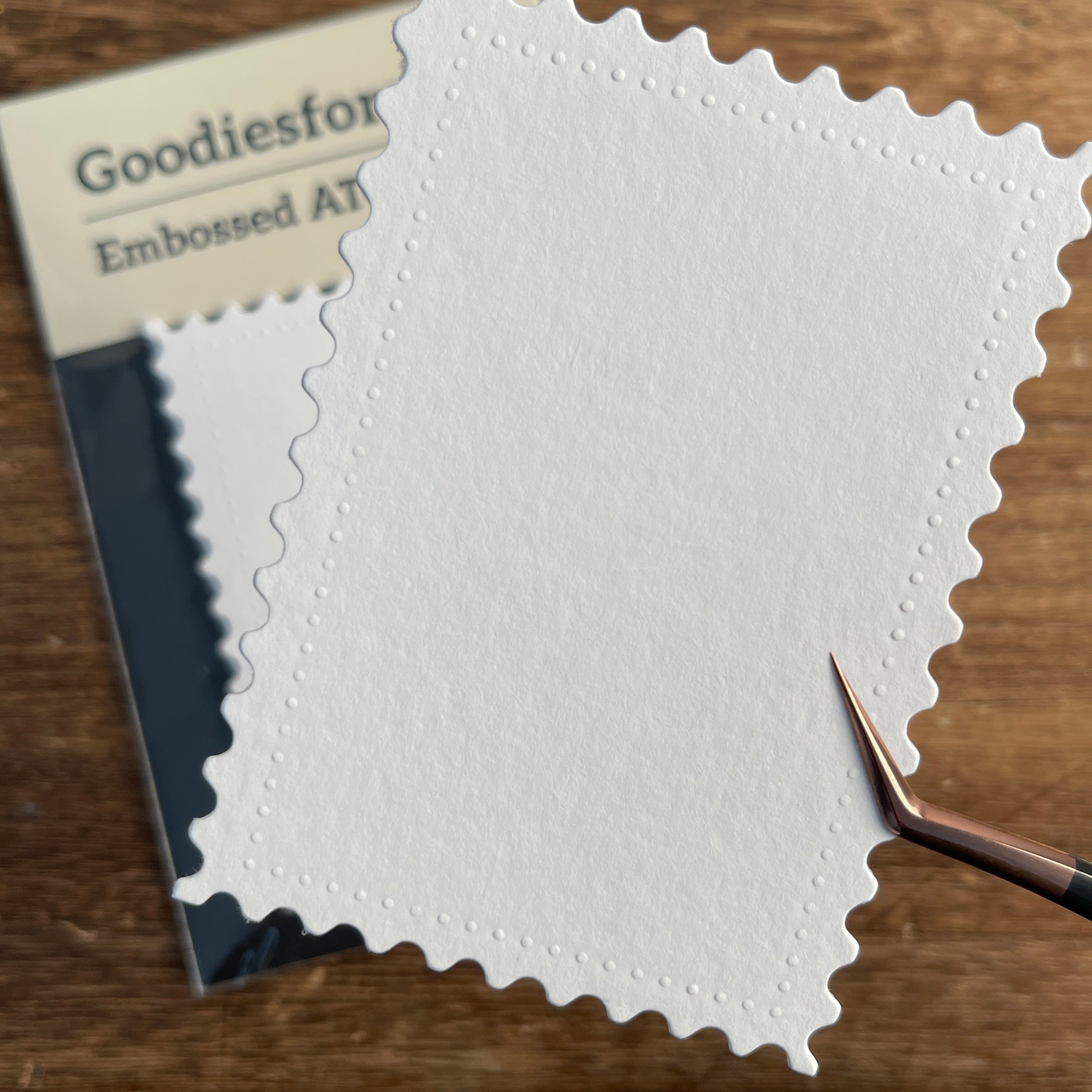 Stamp Margin ATC cards 2.5x3.5inch 10 sheets per pack