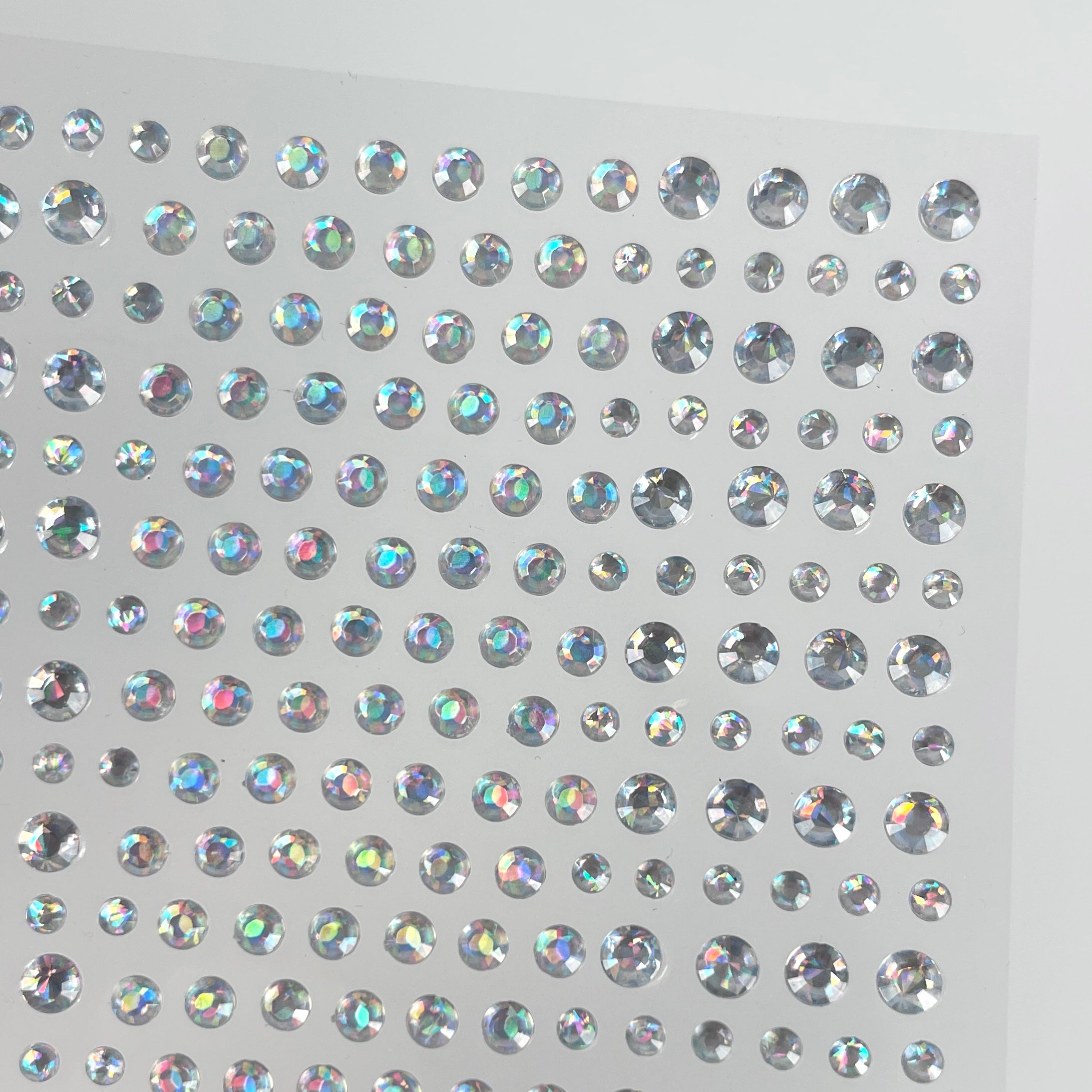 260509 Clear Rhinestone / Dome Stickers (4/5/6MM) 272pcs