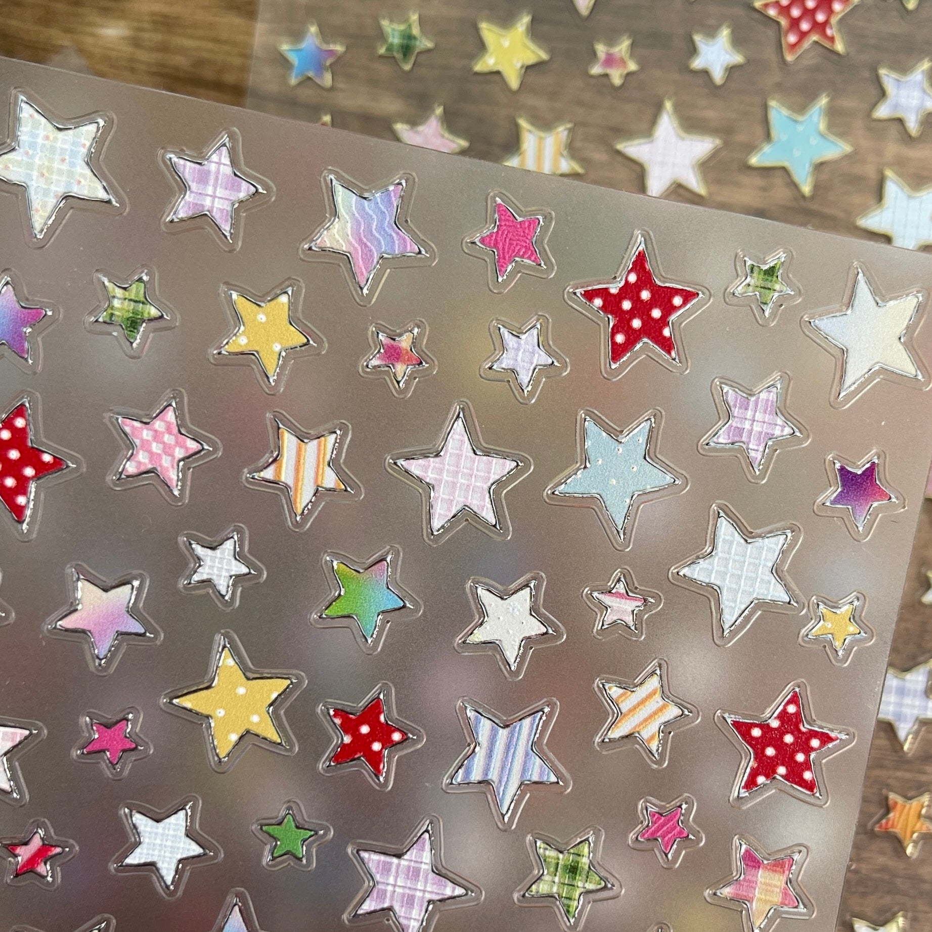 M299- Dopamine Colorful Five-pointed Stars Mini sticker 1 Pcs