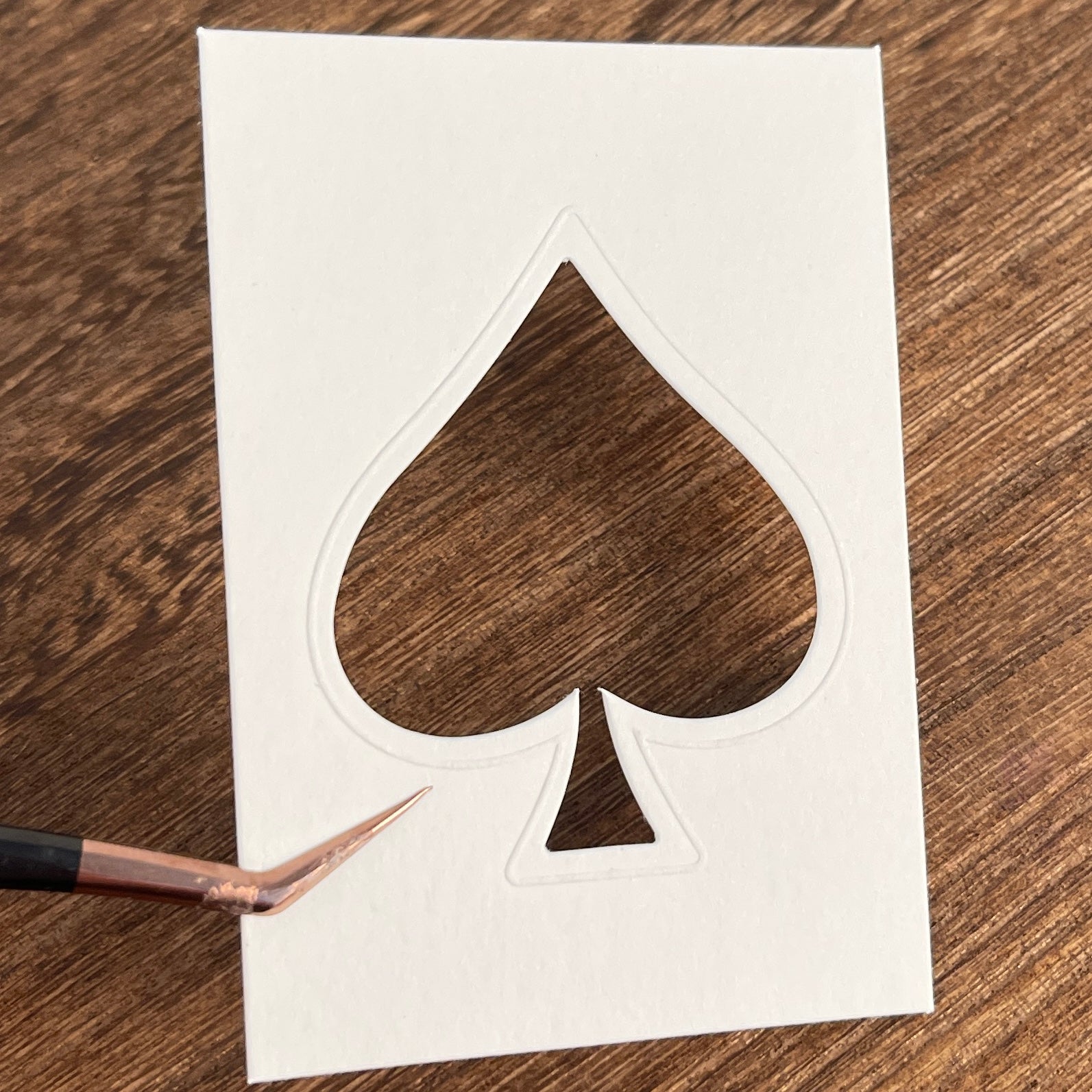 Die-cut embossed ATC Cards (Spades/ Hearts/ Clubs/ Diamonds) 10pcs per pack