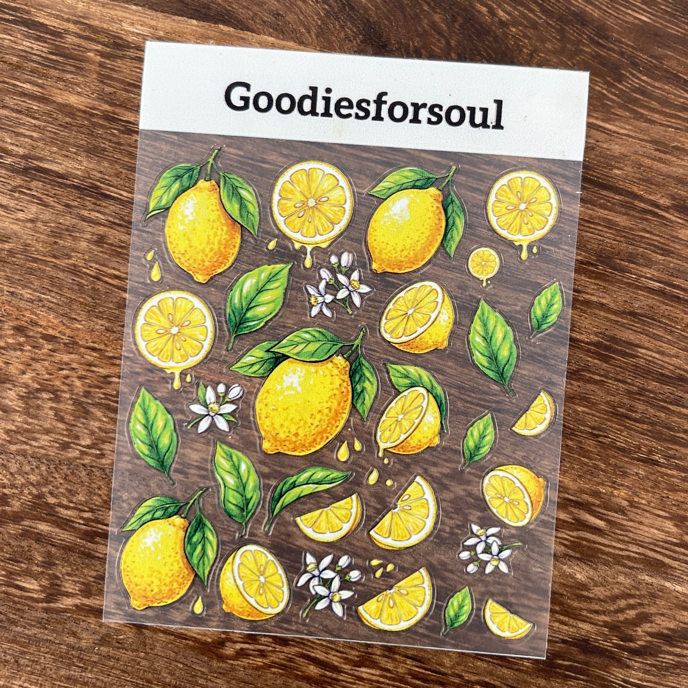 M301- Lemon Mini sticker 1 Pcs