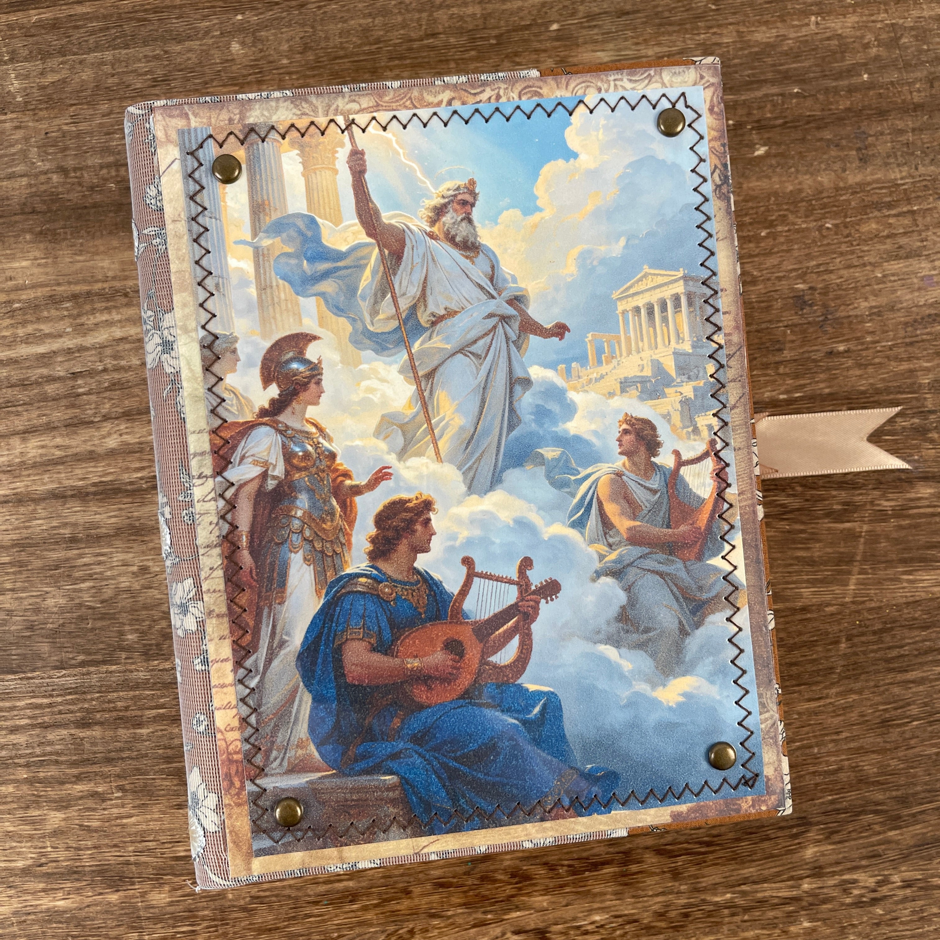 Greek Mythology handmade book*Inside blank page