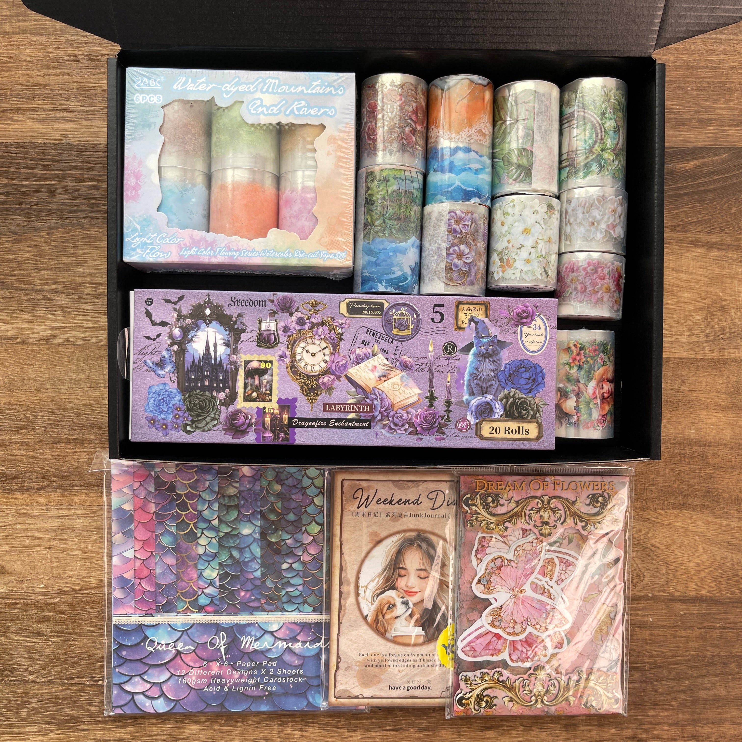 Tape journaling supplies mixed bundle