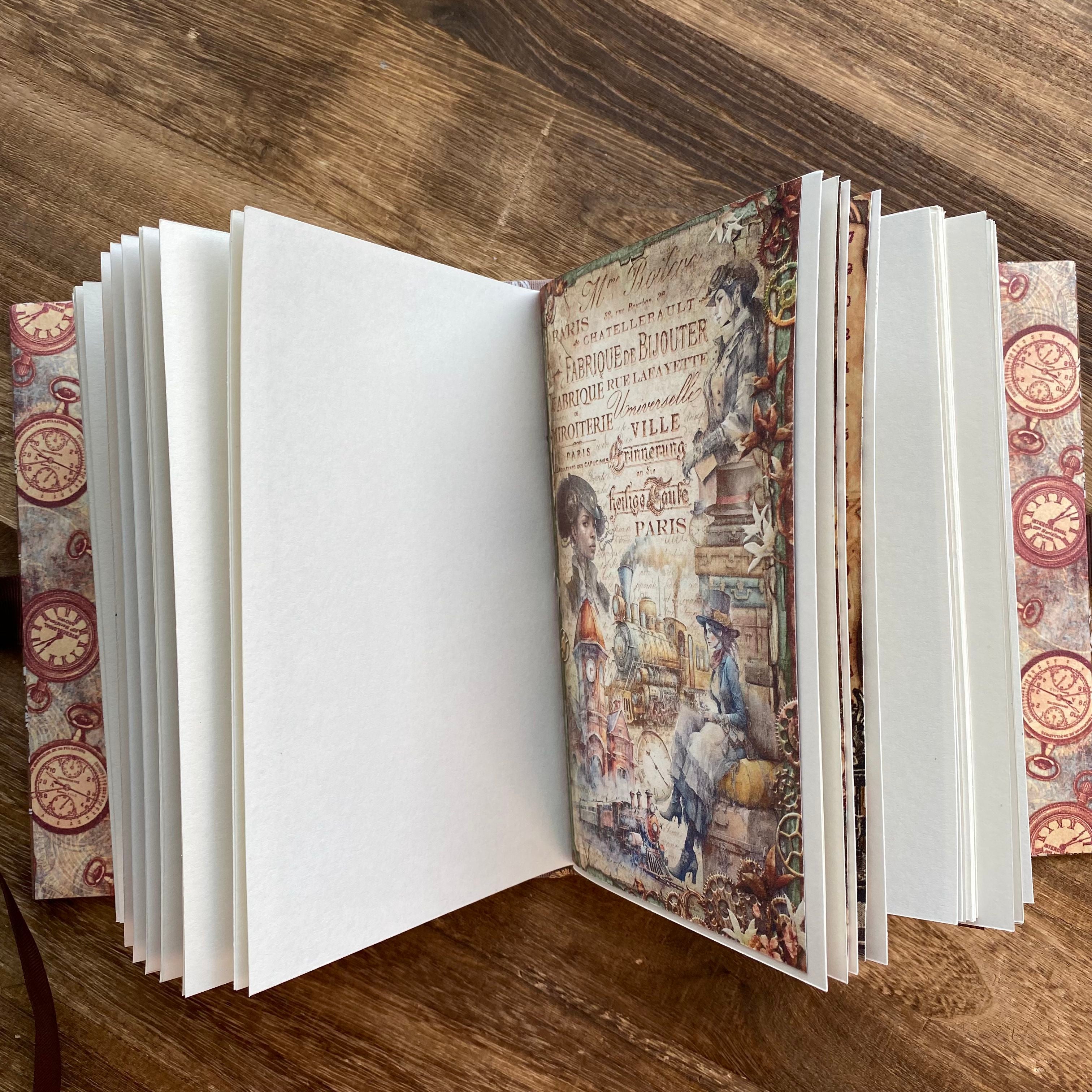 Vintage Steampunk journal *Inside blank page