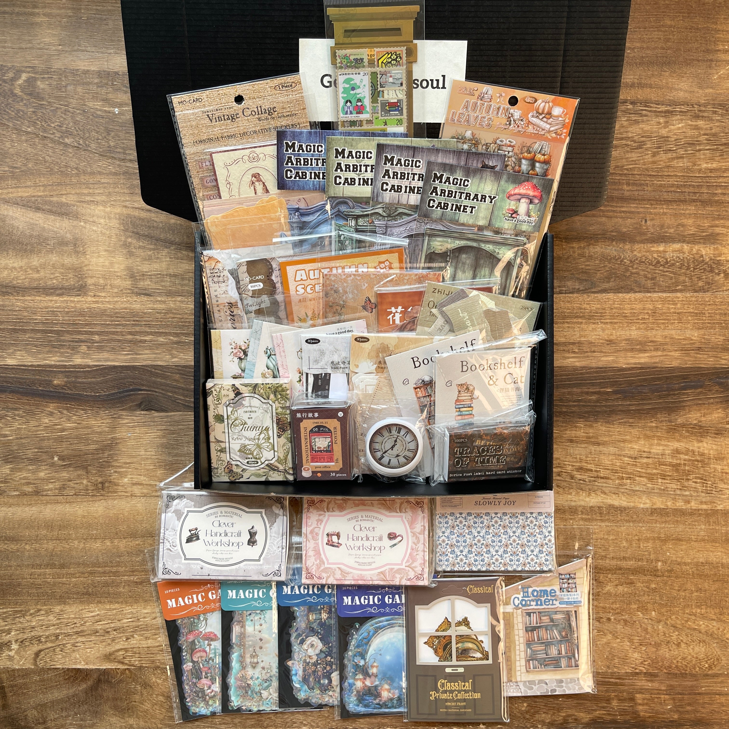 Vintage journaling supplies mixed bundle