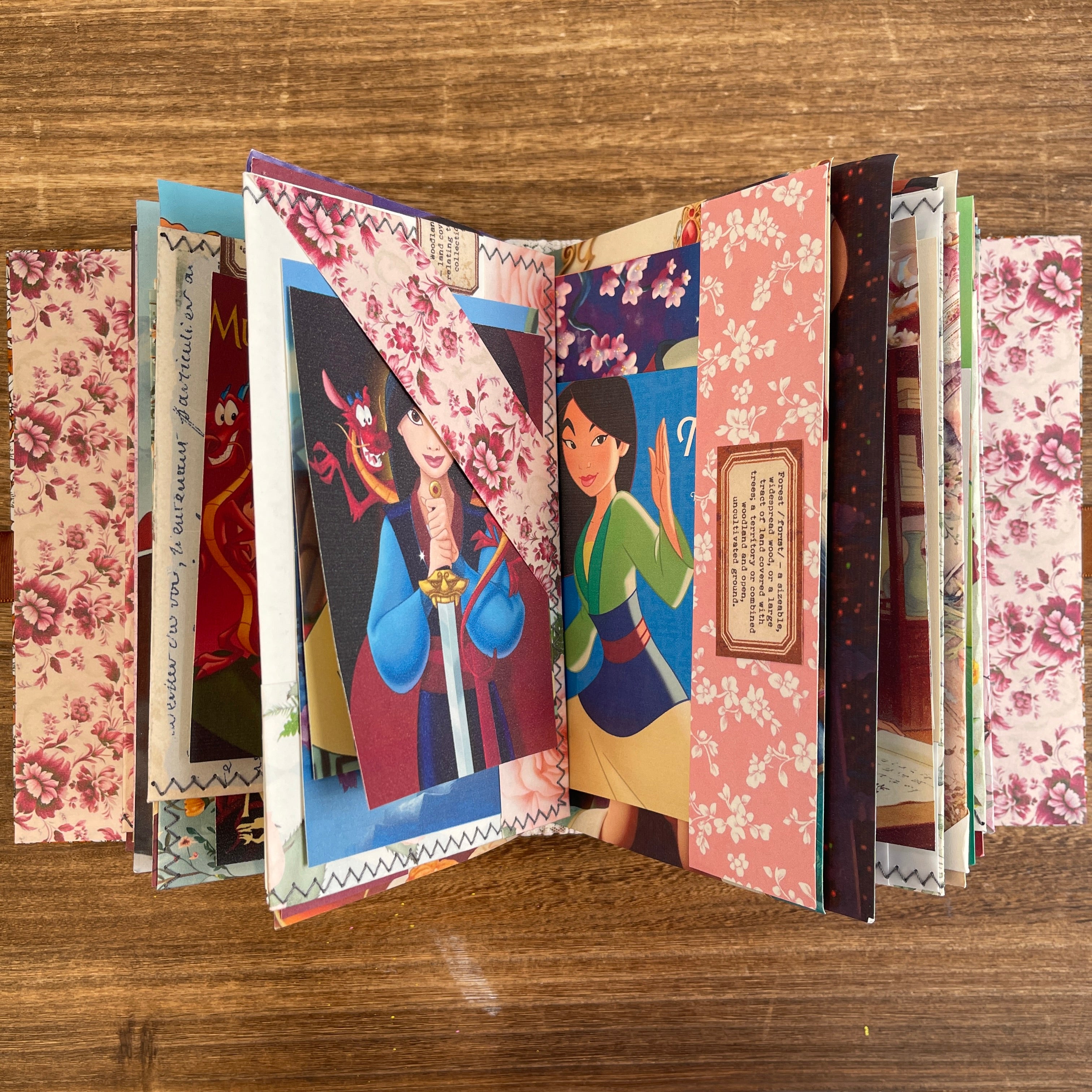 Mulan handmade journal
