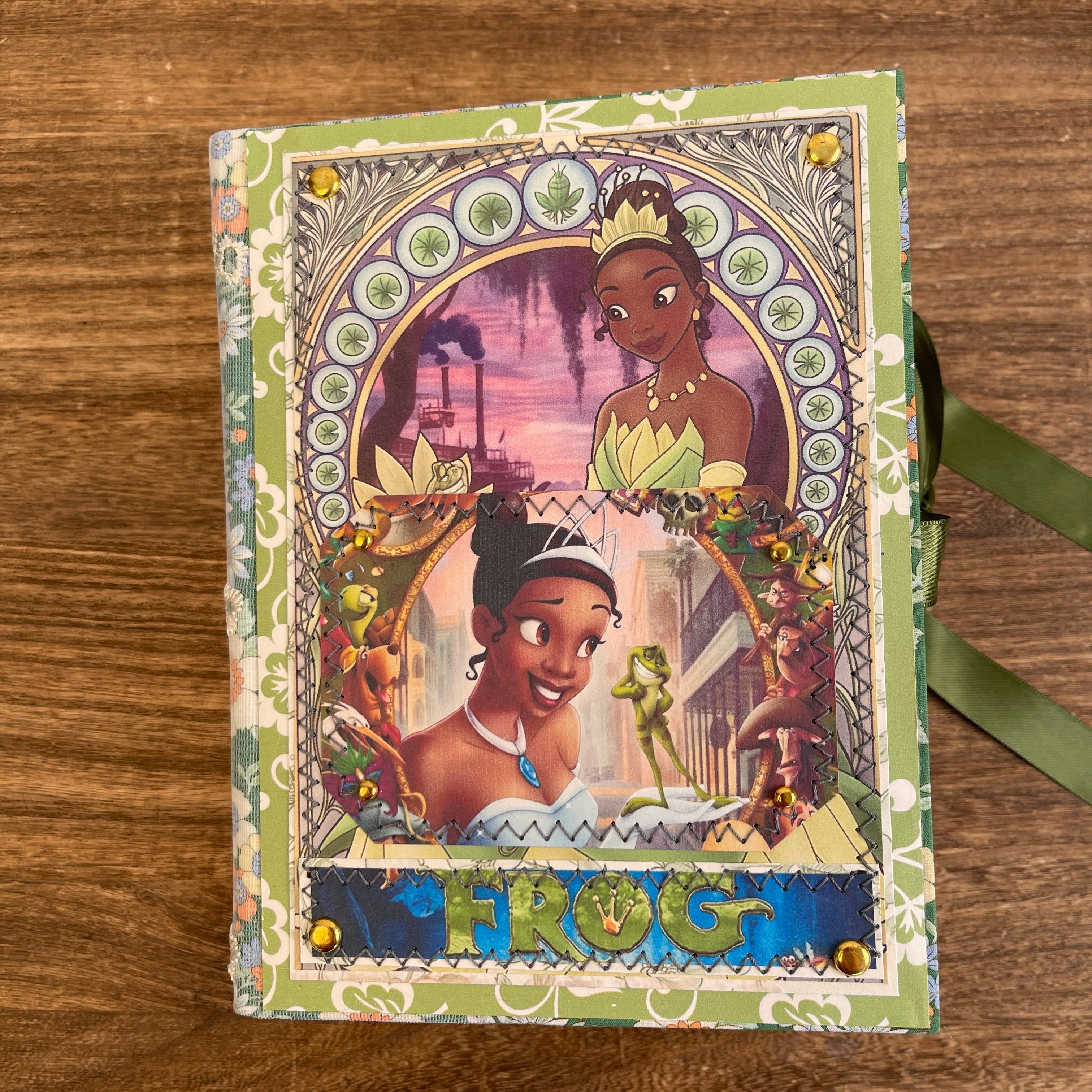 Tiana princess handmade journal