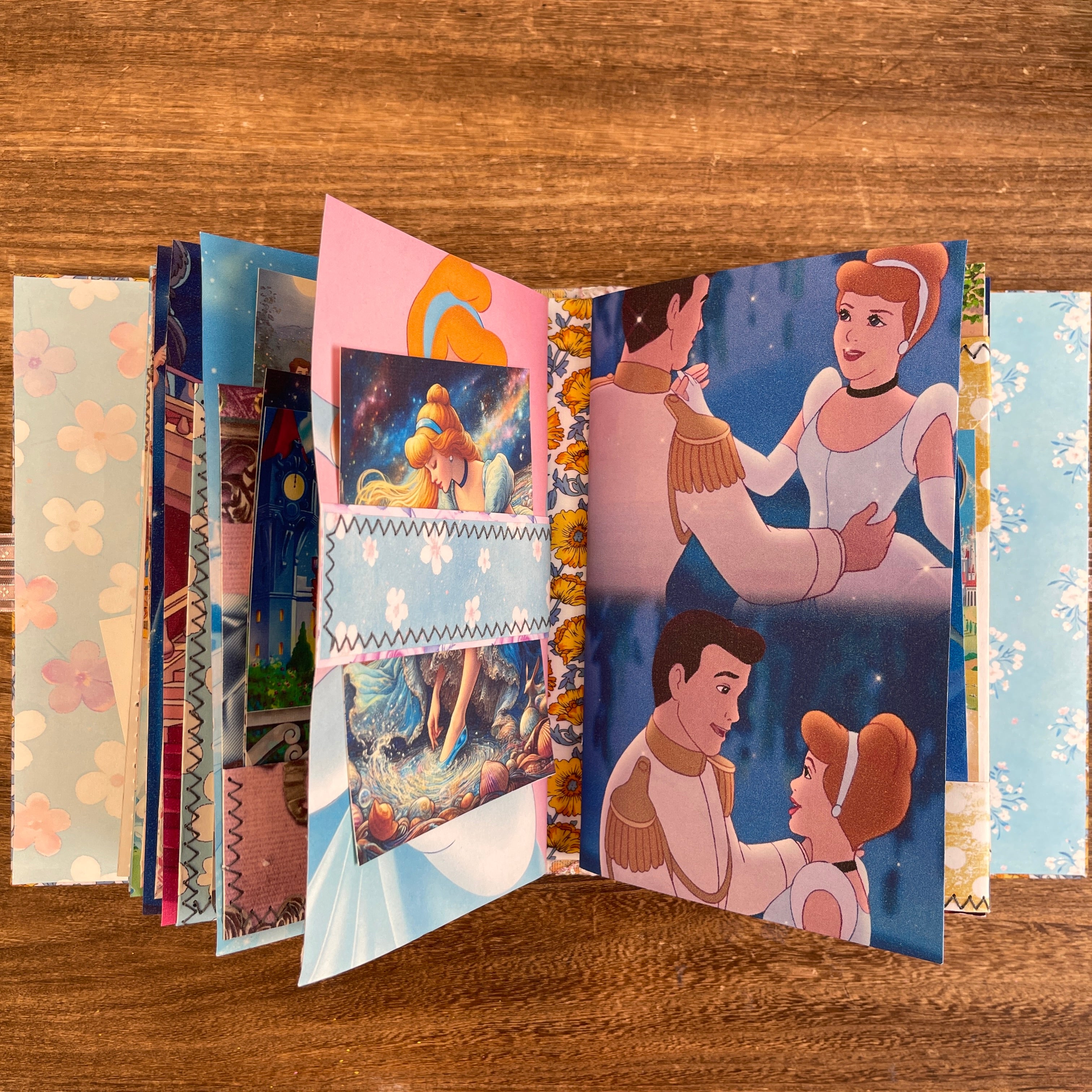 Cinderella handmade journal