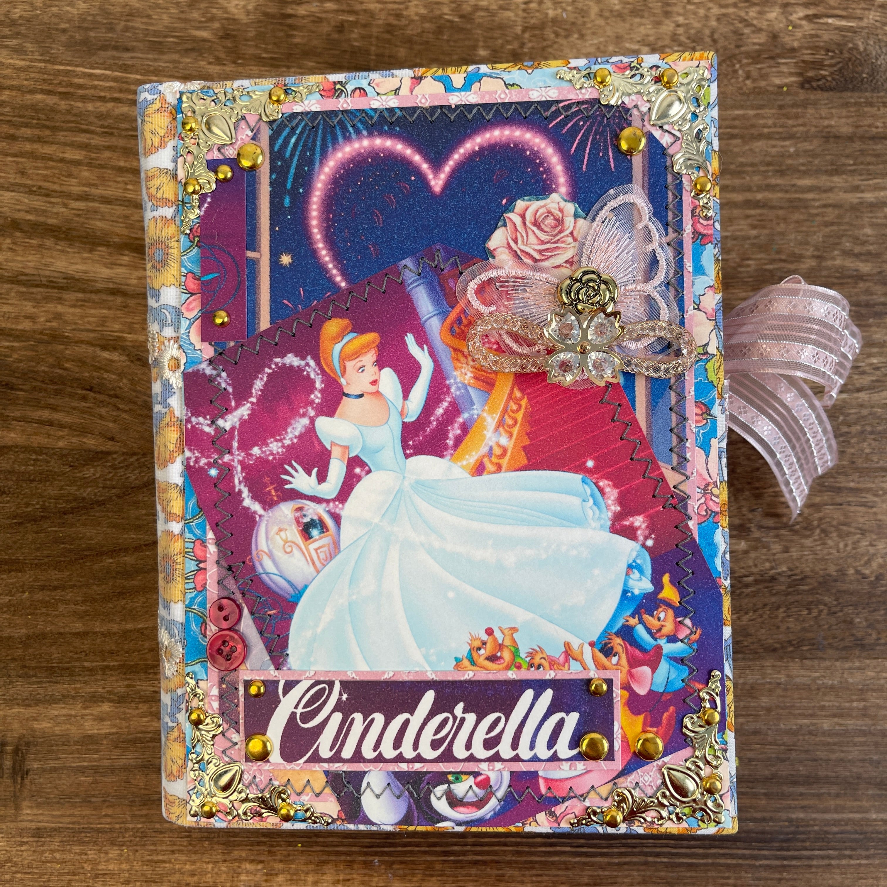 Cinderella handmade journal