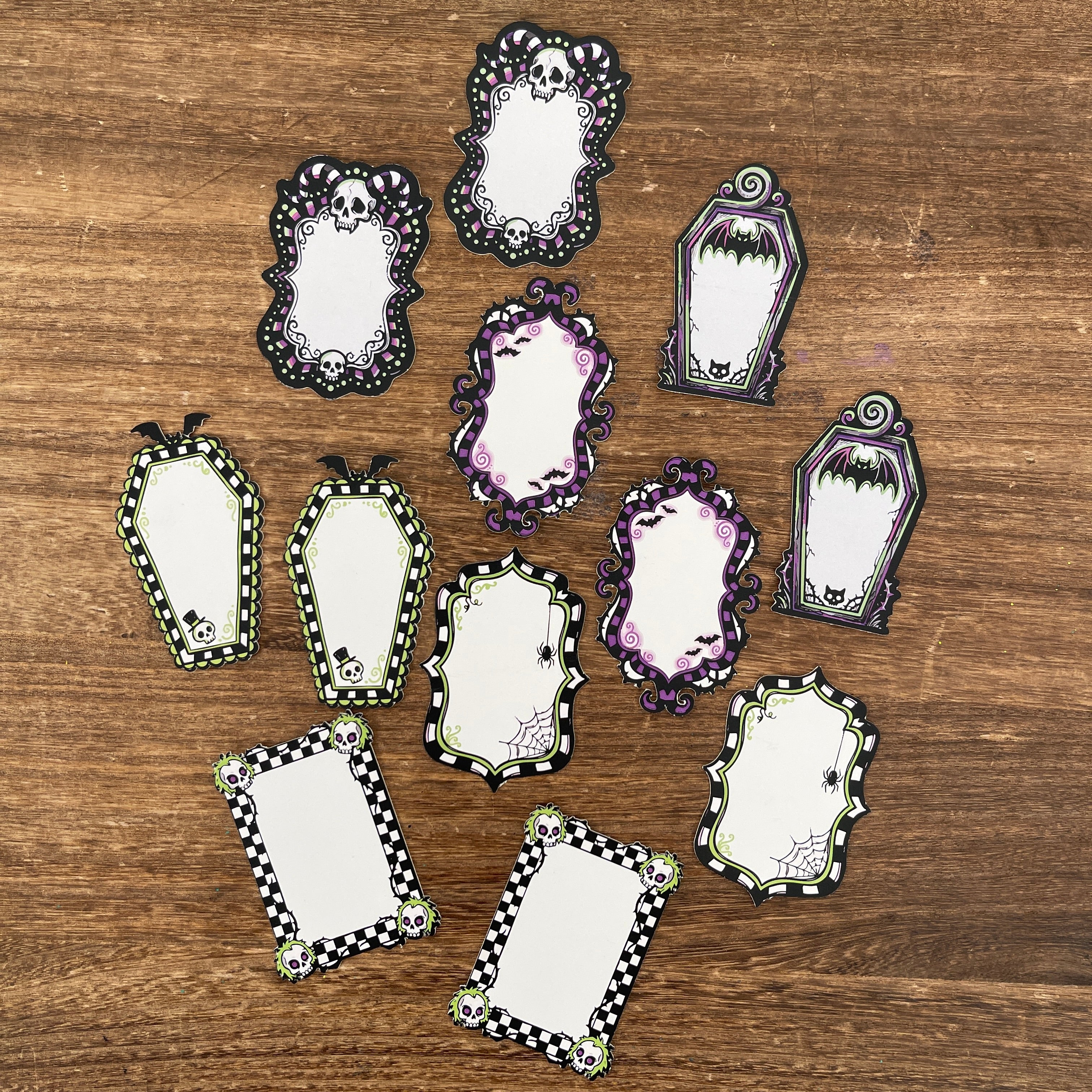 Gothic Quirky Aesthetic Cardstock 12Pcs