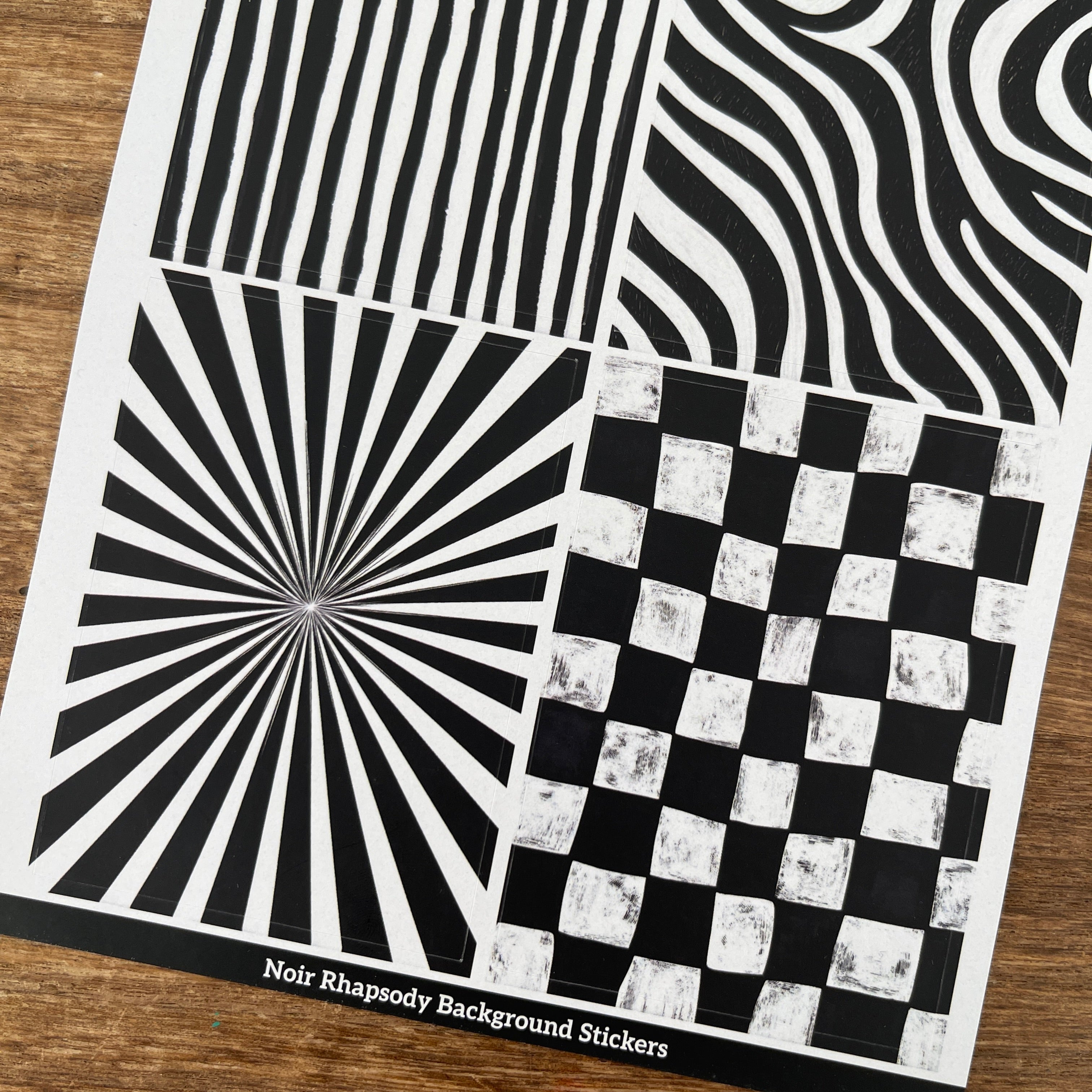 Noir Rhapsody Background Stickers