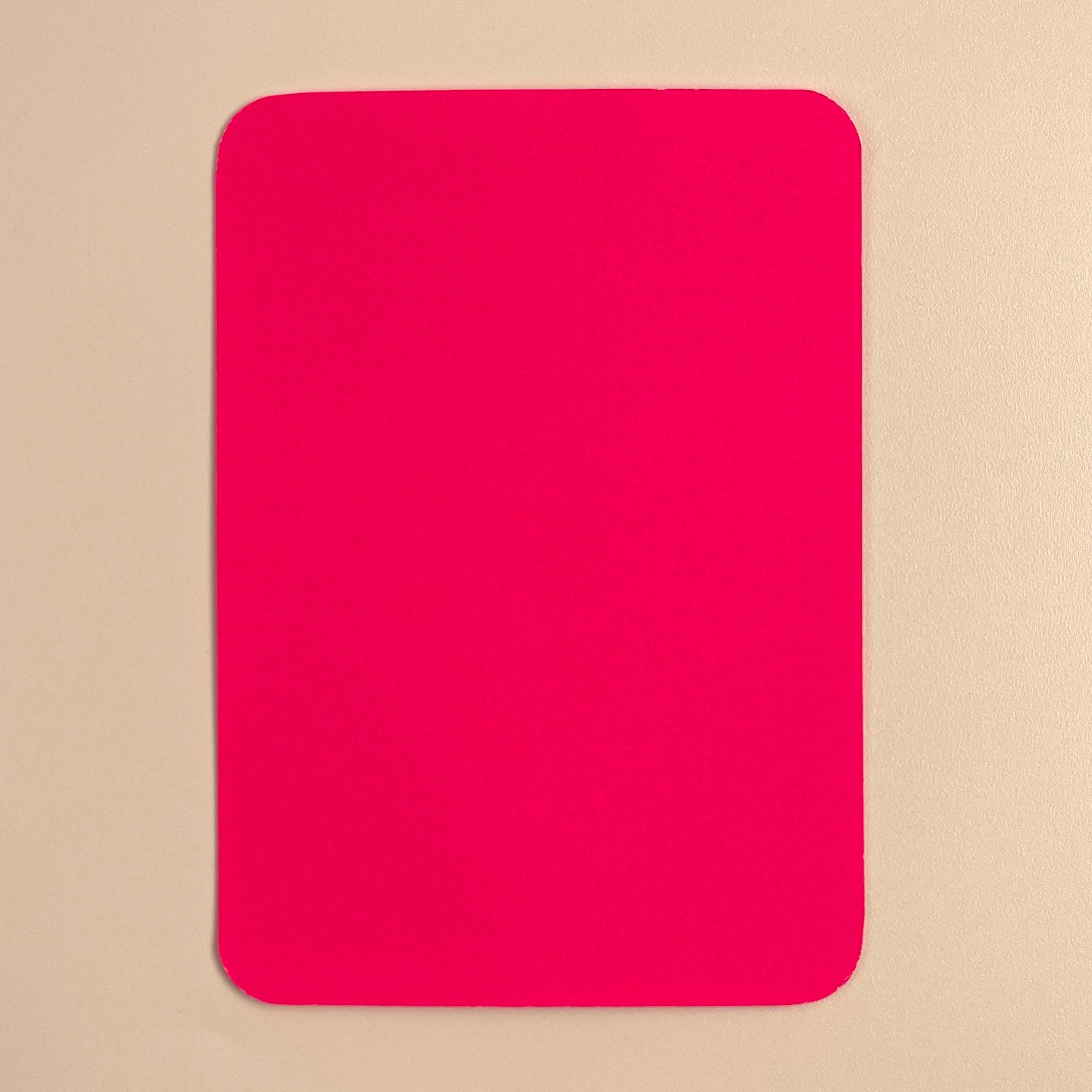20-Pack ATC Base Cards, Double-Sided Fluorescent Neon Cardstock, 2.5"x3.5" Professional Card Blanks, Choose Your Color or 6-Color Assorted Set