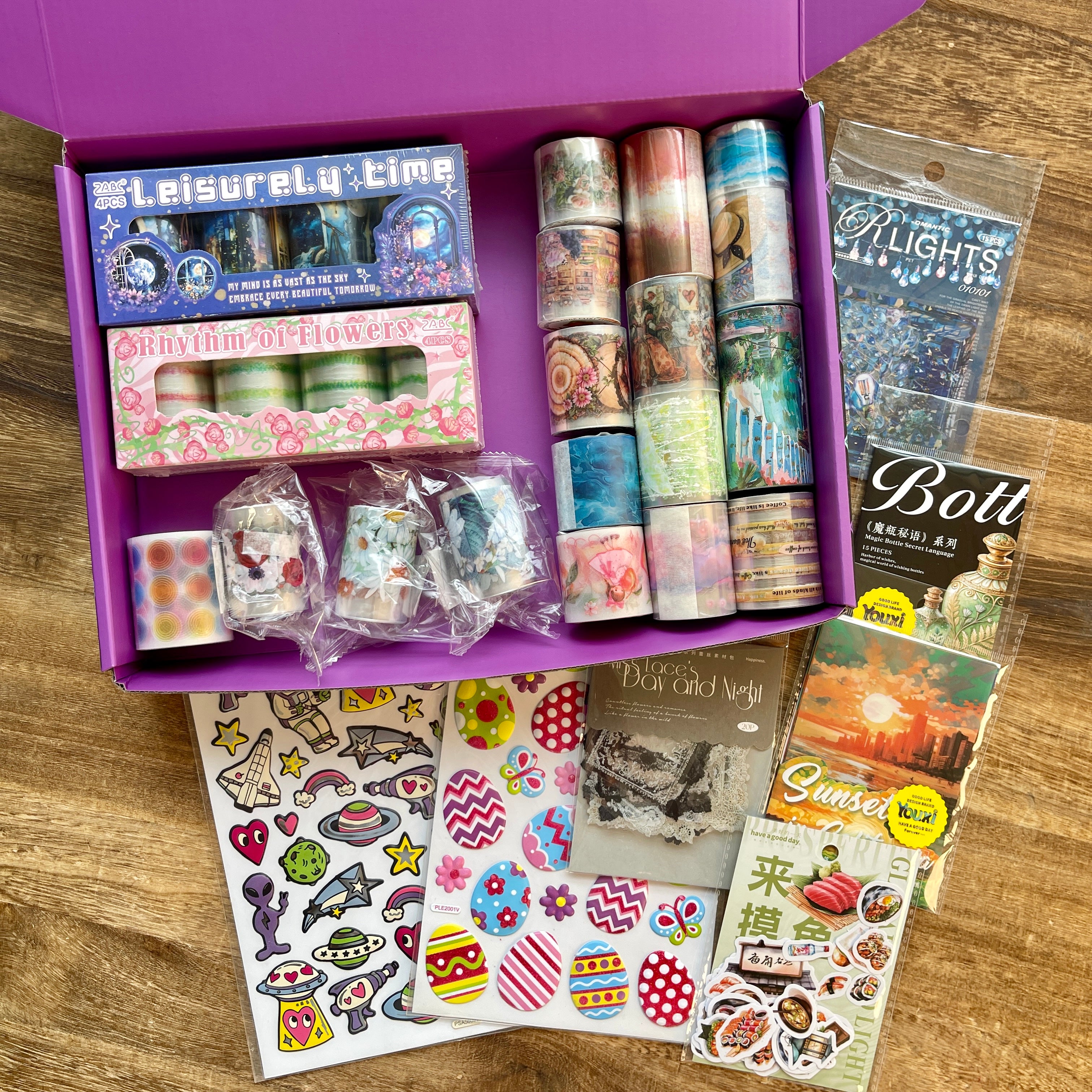 Tape journaling supplies mixed bundle