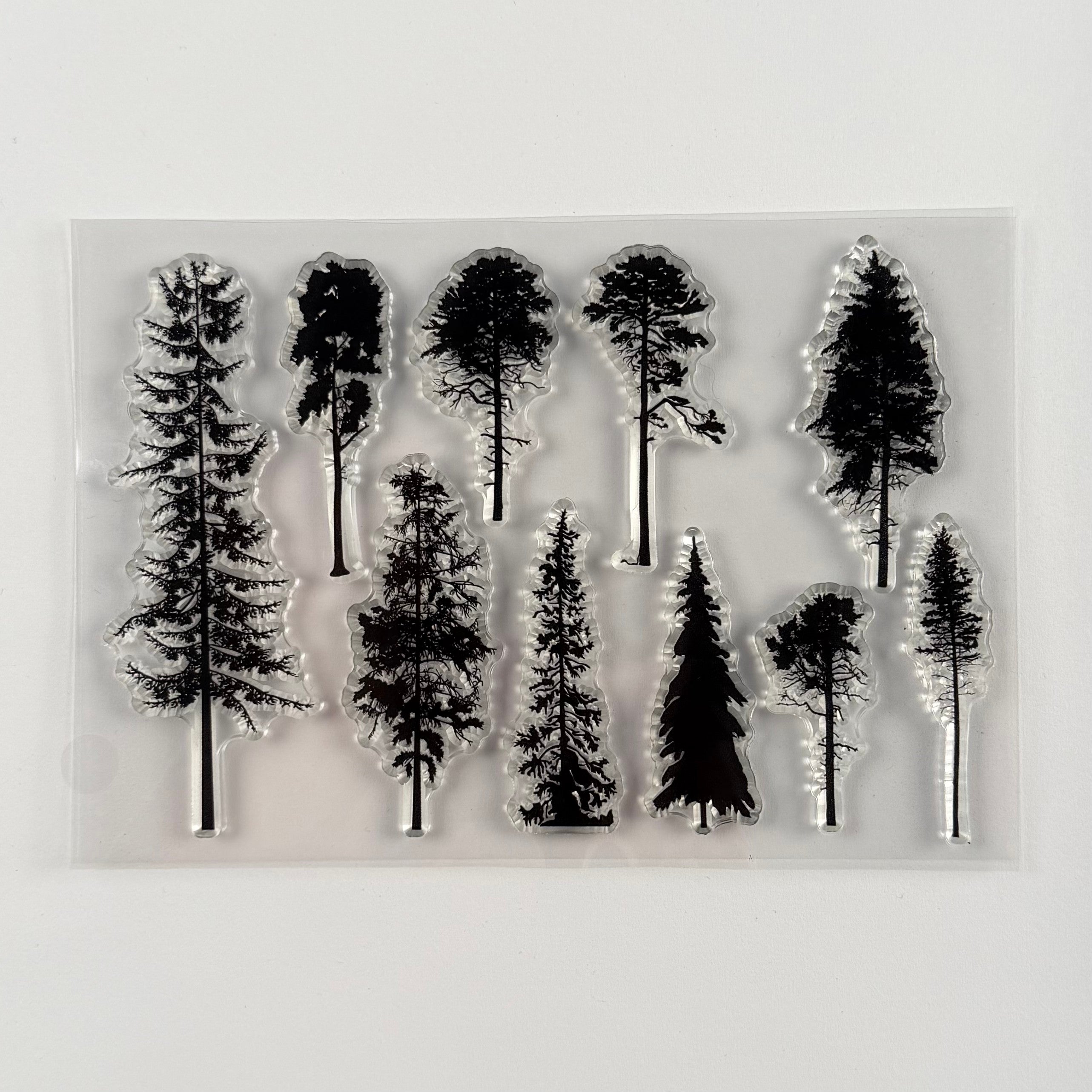 Vintage Tree background Stamp (11 x 16 cm)