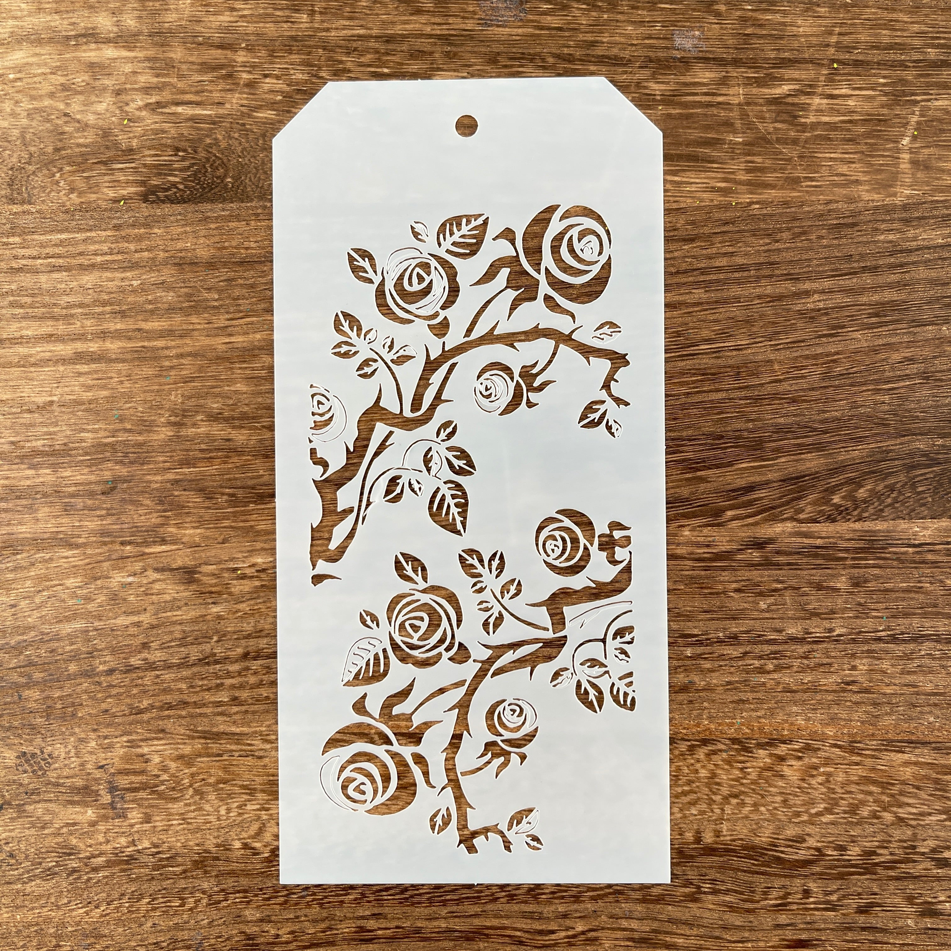 Thorn Rose stencil (10.4 × 21 cm)