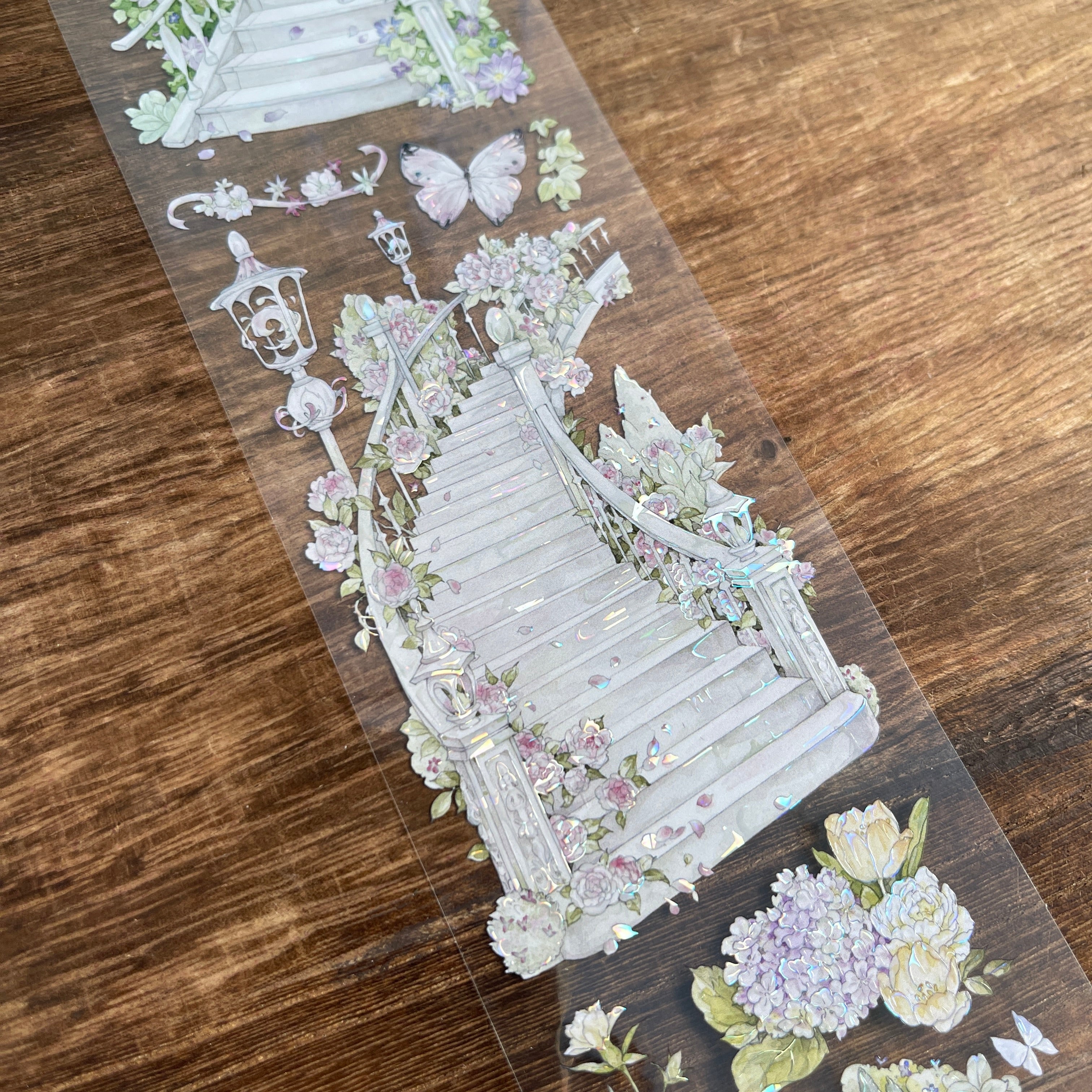 Flower Staircase PET Tape (6.3 x 100 cm) 1 loop