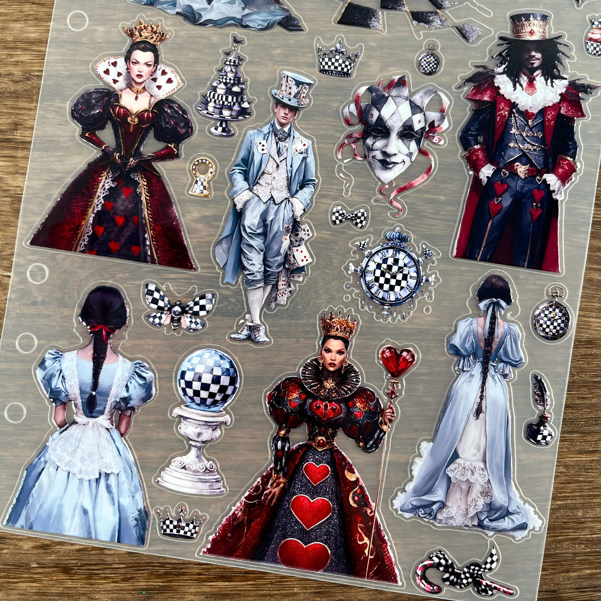 3D Halloween Alice (C) PET Sticker 1 Pcs