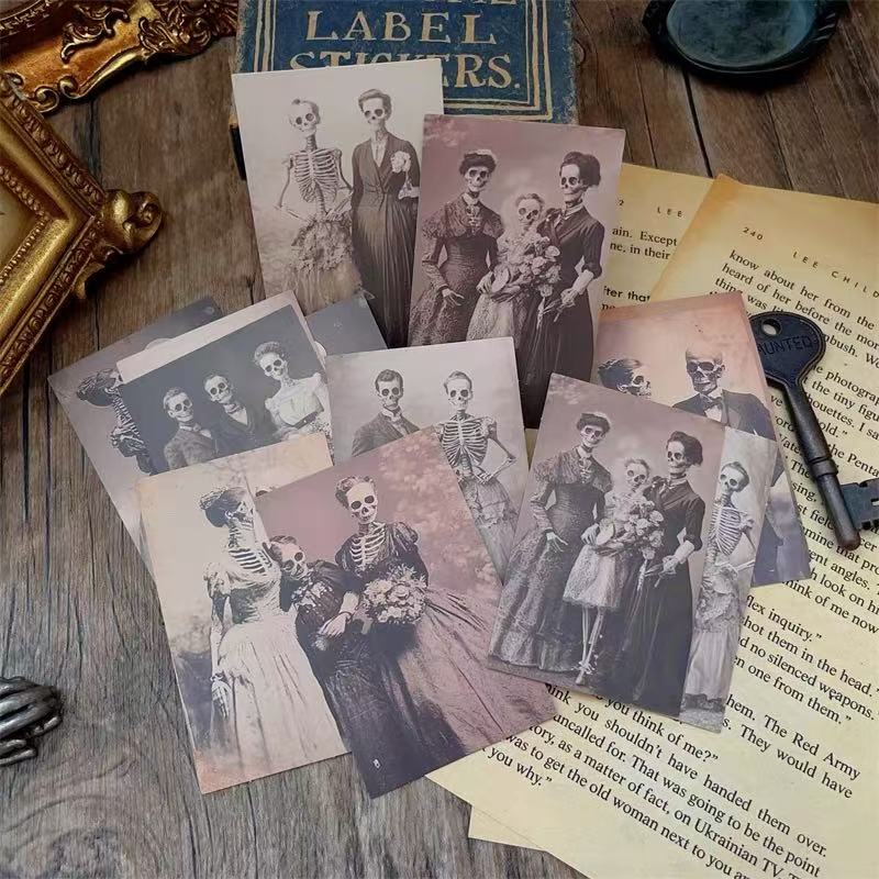 The Skeleton Wedding Solid Sticker -12pcs each pack