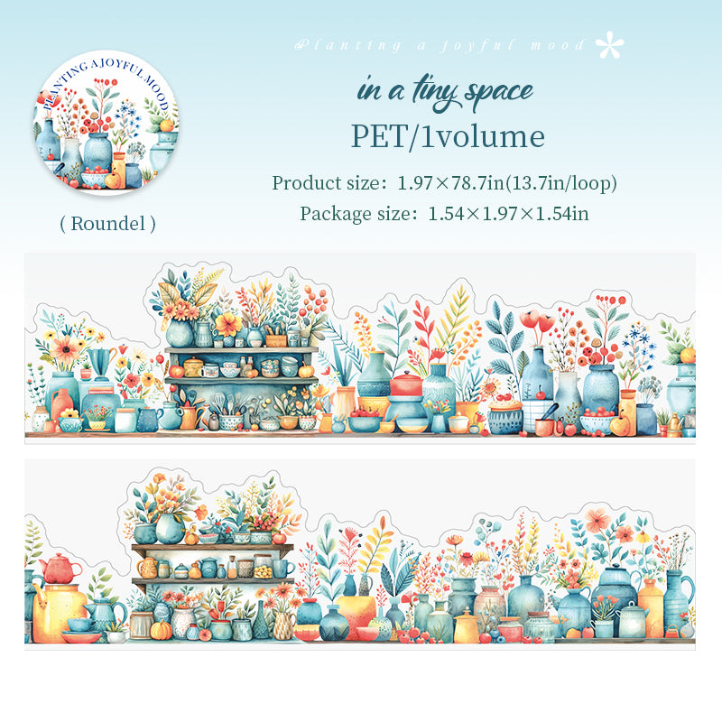 0521 Planting a Joyful mood Series PET tape -5CM*2M