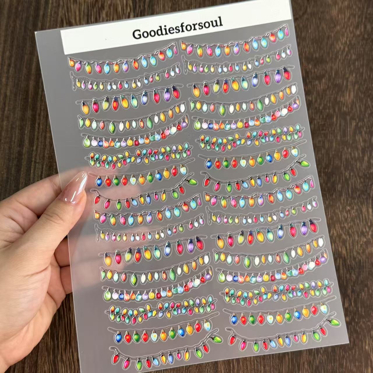 A5 Light String PET sticker 1pcs