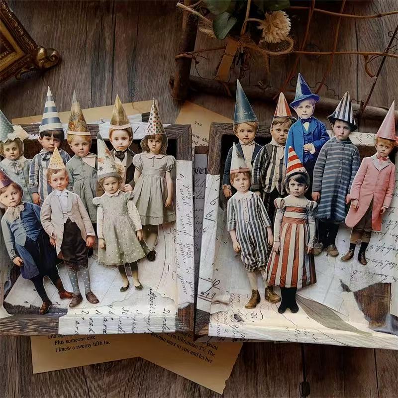 Vintage Party kids cardstock -15Pcs each pack