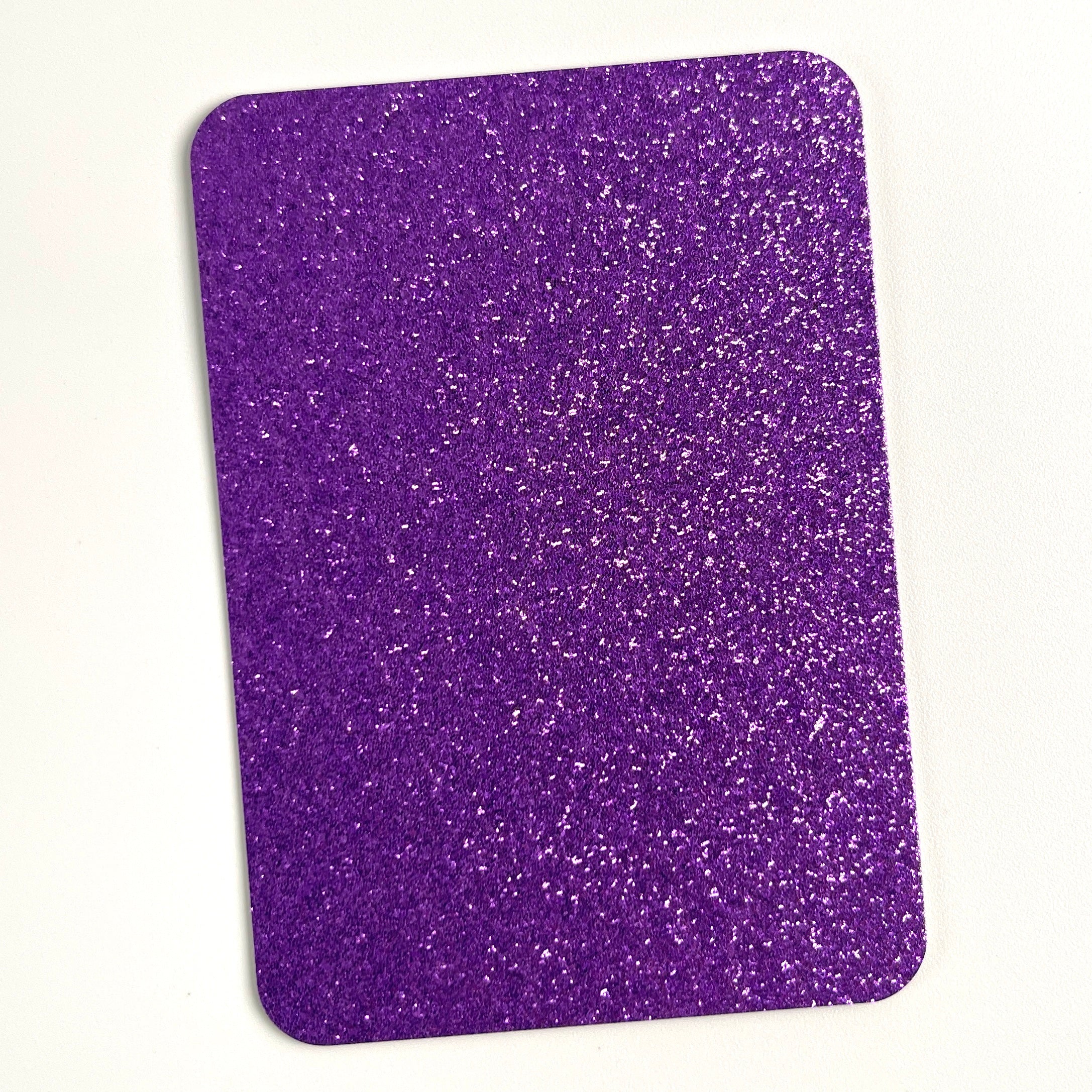24 Colors Glitter ATC Blanks, Pre-Cut Artist Trading Cards 2.5x3.5 Inches, Rounded Corners Glitter Cardstock Base for Mixed Media, Scrapbooking, Art Swaps